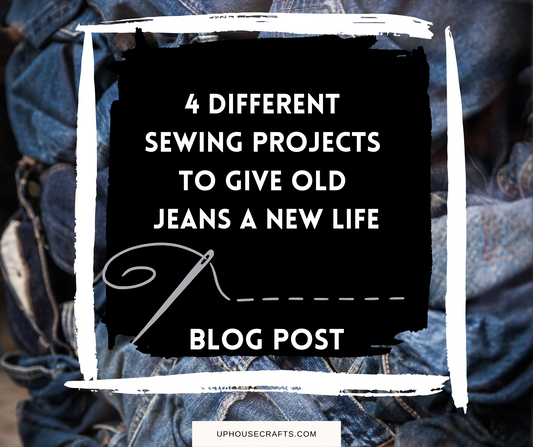 4 Different sewing projects to give old jeans a new life