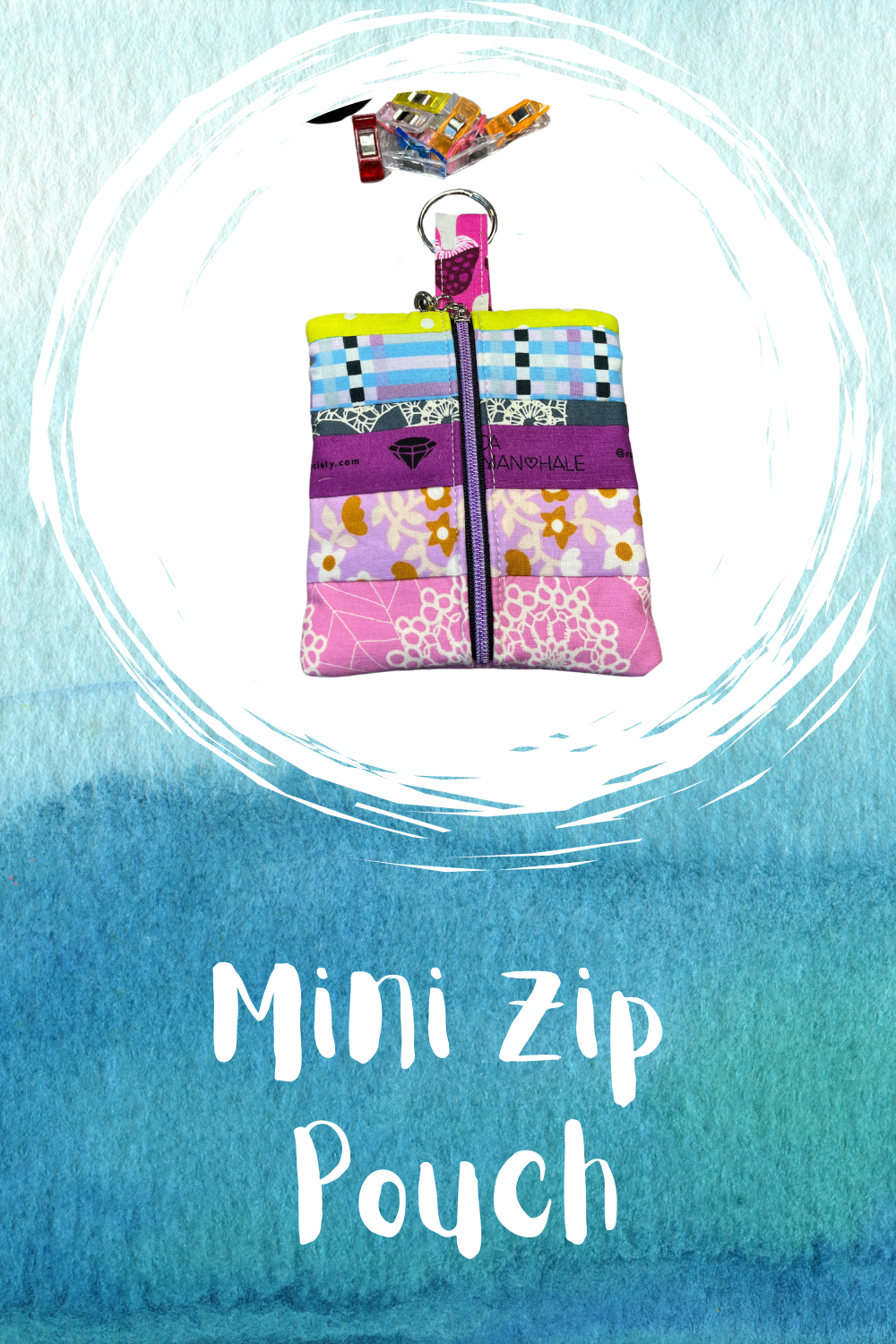 Mini Zip Pouch - Uphouse Crafts