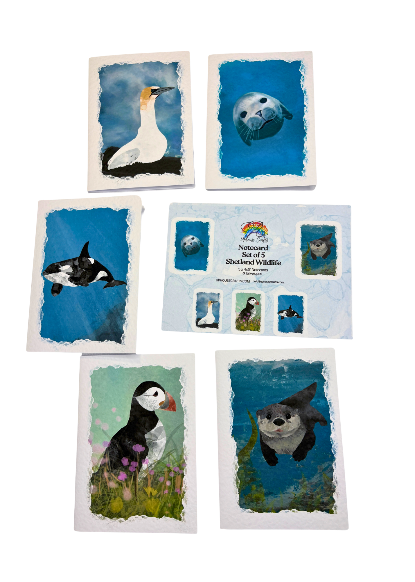 Greetings Card | Shetland Wildlife - Set of 5 Notecards