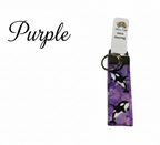 Wholesale | Handmade Cotton Aque, Sea Blue & Purple Orca Keyring (Mixed BOX of 10)