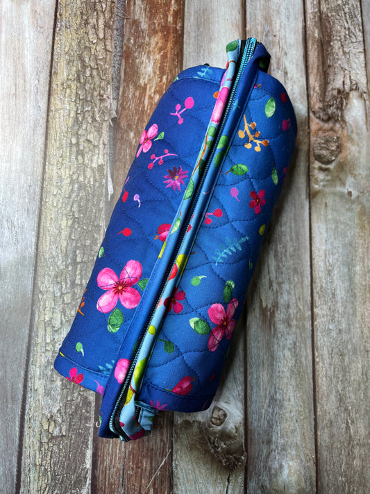 Sew Together Bag -  Navy Floral - Uphouse Crafts