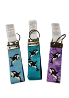 Keyring | Aqua, Sea Blue & Pueple Orca