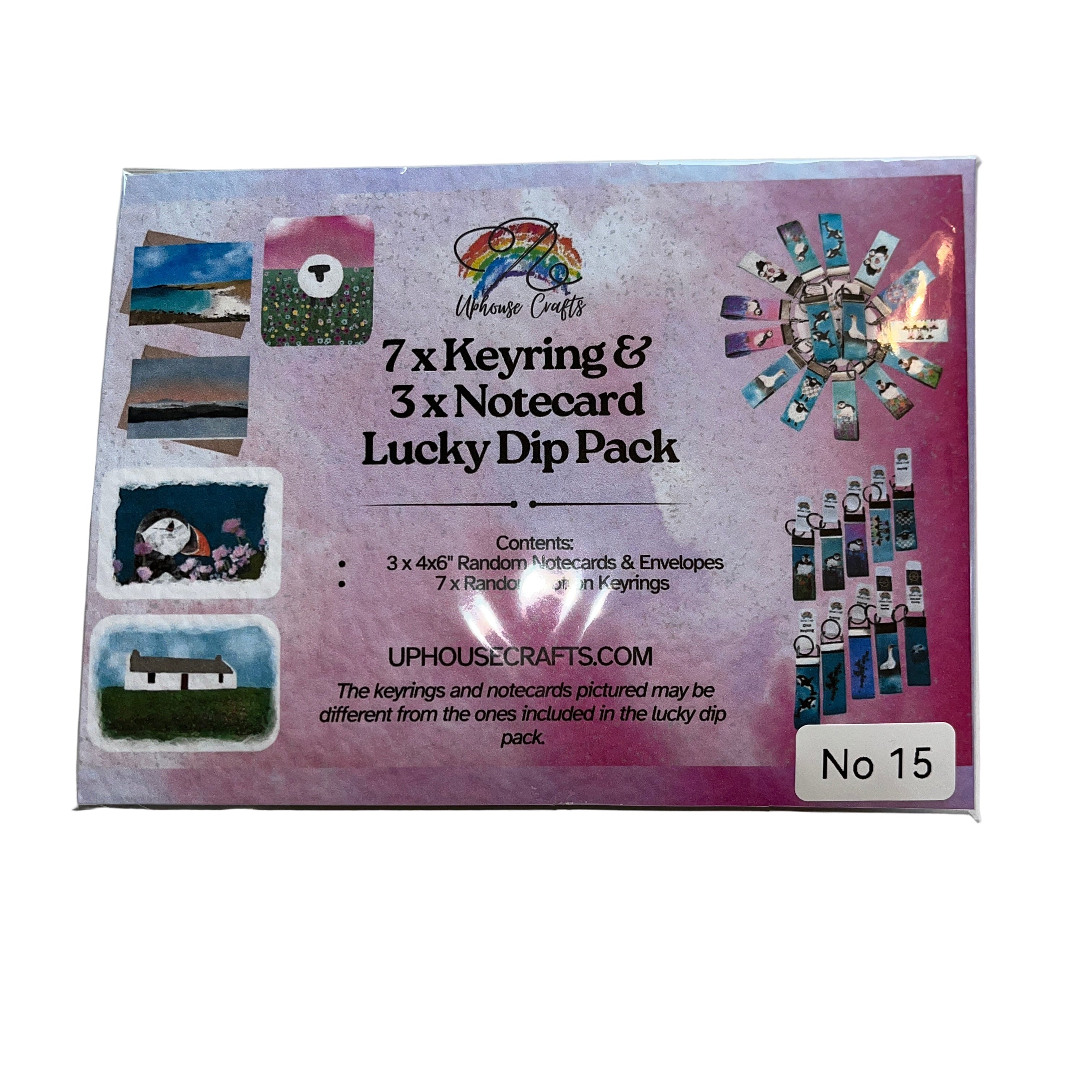 Keyring & Notecard | Lucky Dip Pack