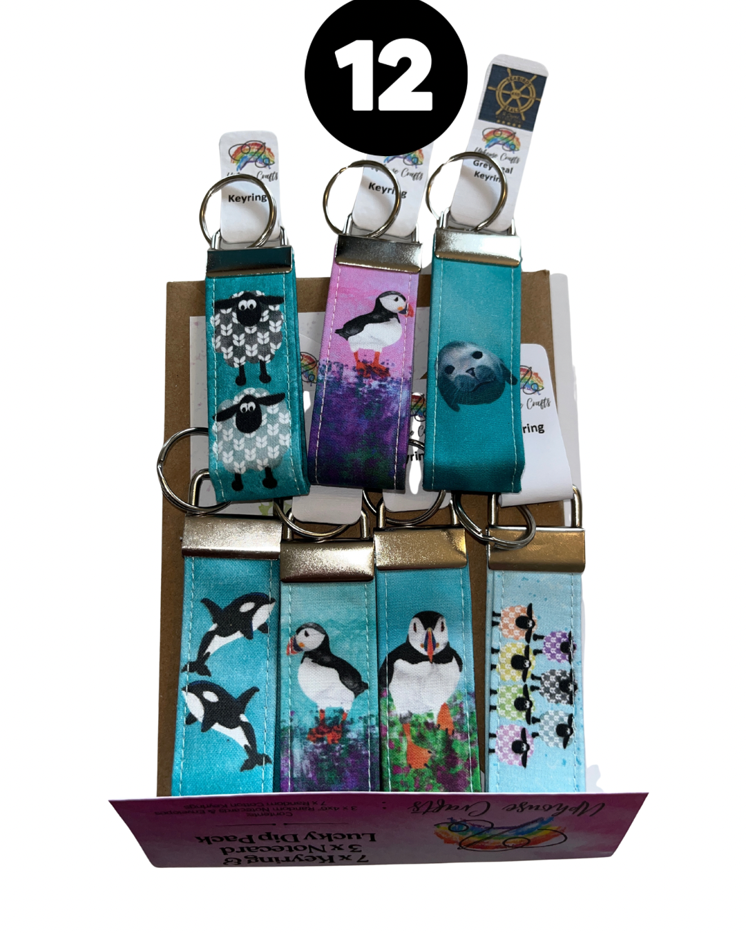 Keyring & Notecard | Lucky Dip Pack