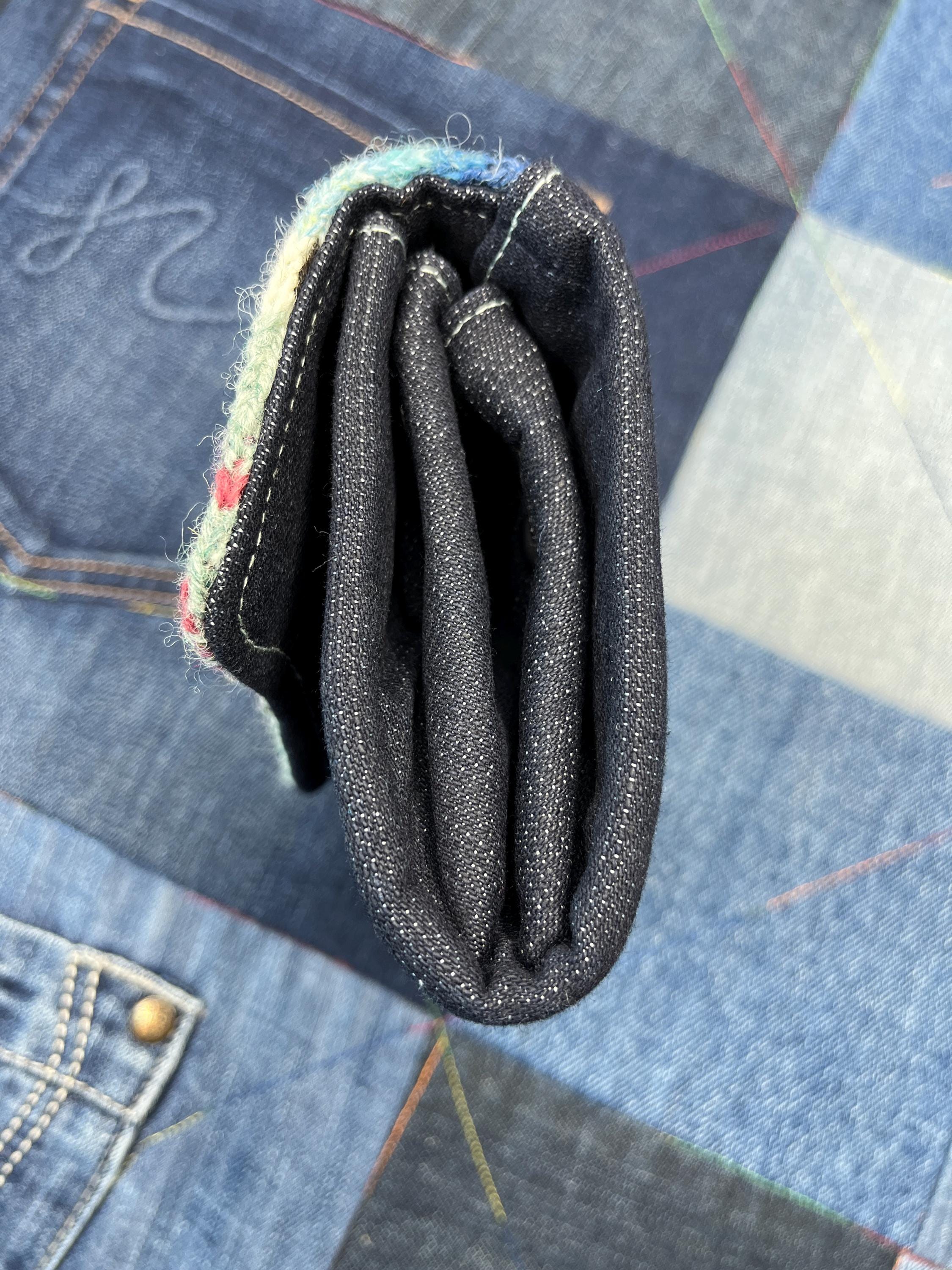 Blue Green Sheep Wool Purse - Uphouse Crafts