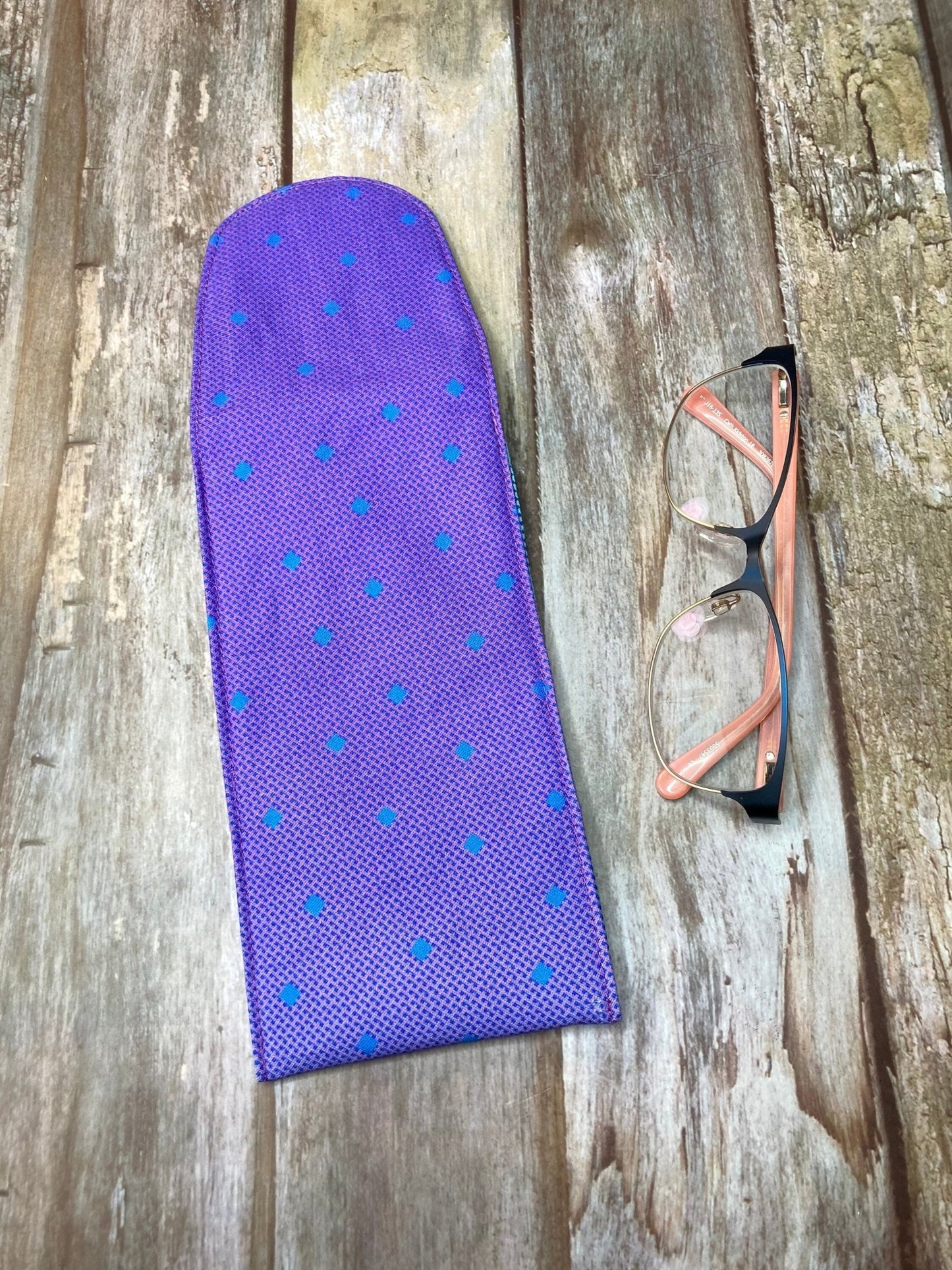 Blue Ombre Glasses Case - Uphouse Crafts