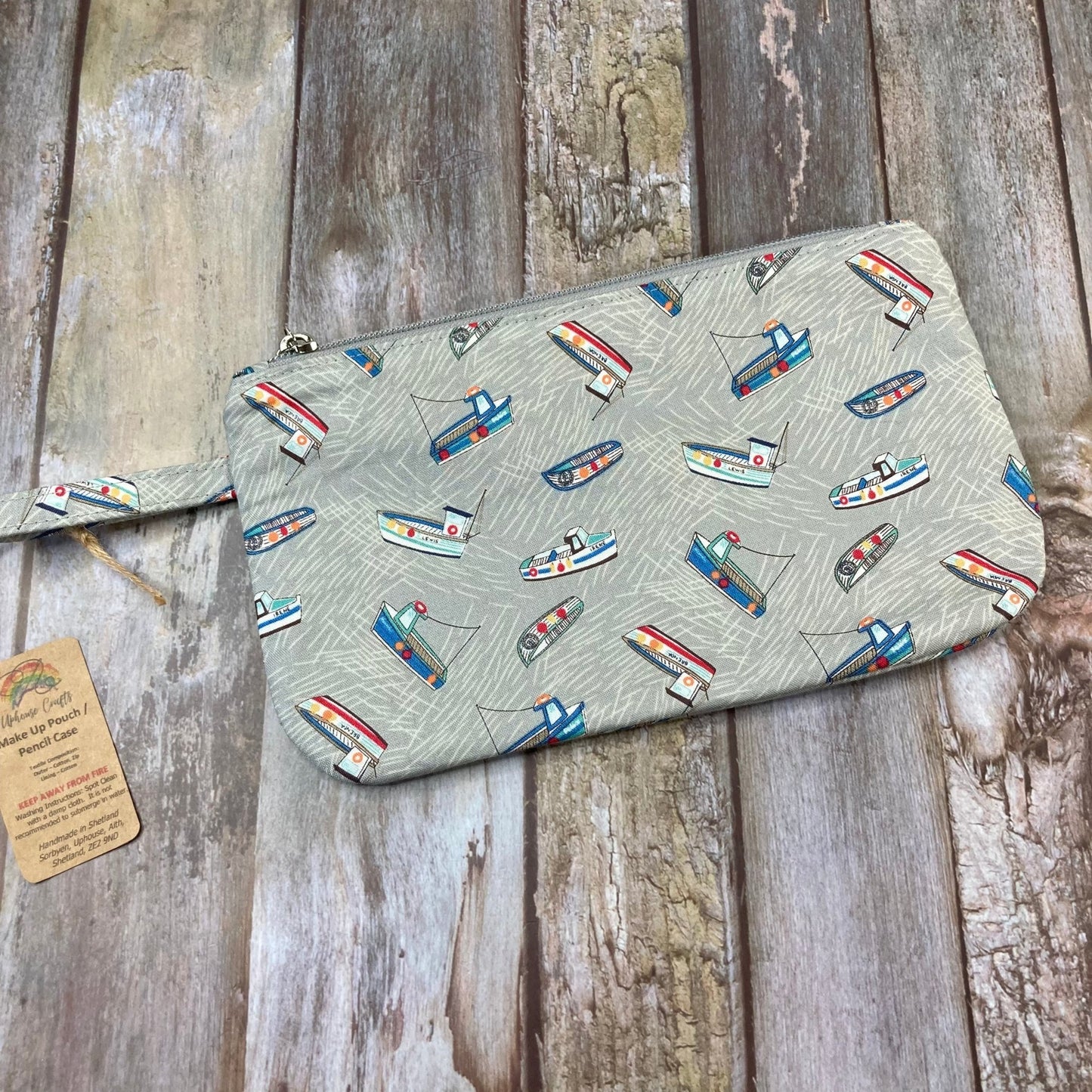 Boat Makeup Bag Pencil Case - Uphouse Crafts