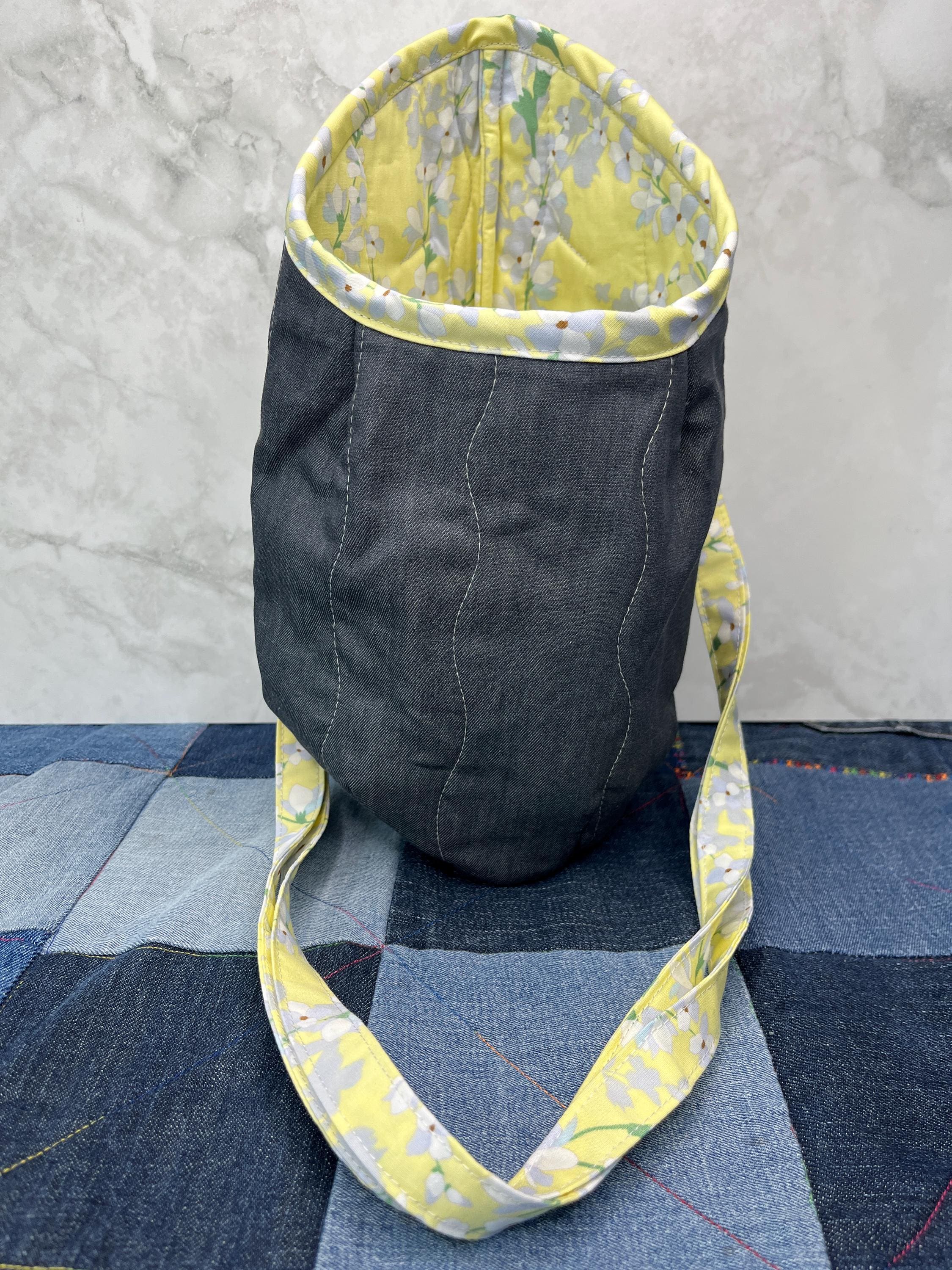 Clothes Peg Bag | Lemon Floral - Uphouse Crafts