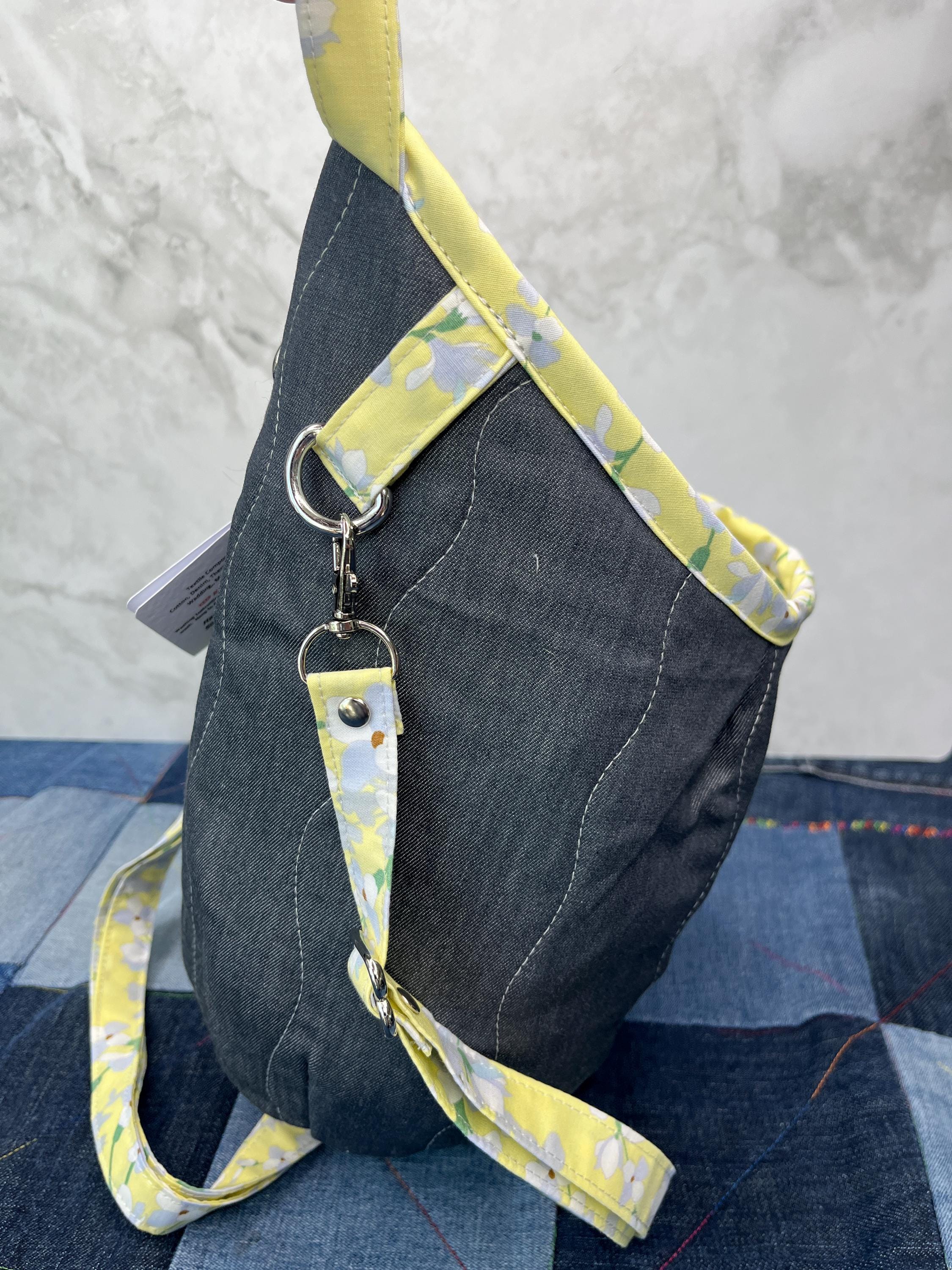 Clothes Peg Bag | Lemon Floral - Uphouse Crafts