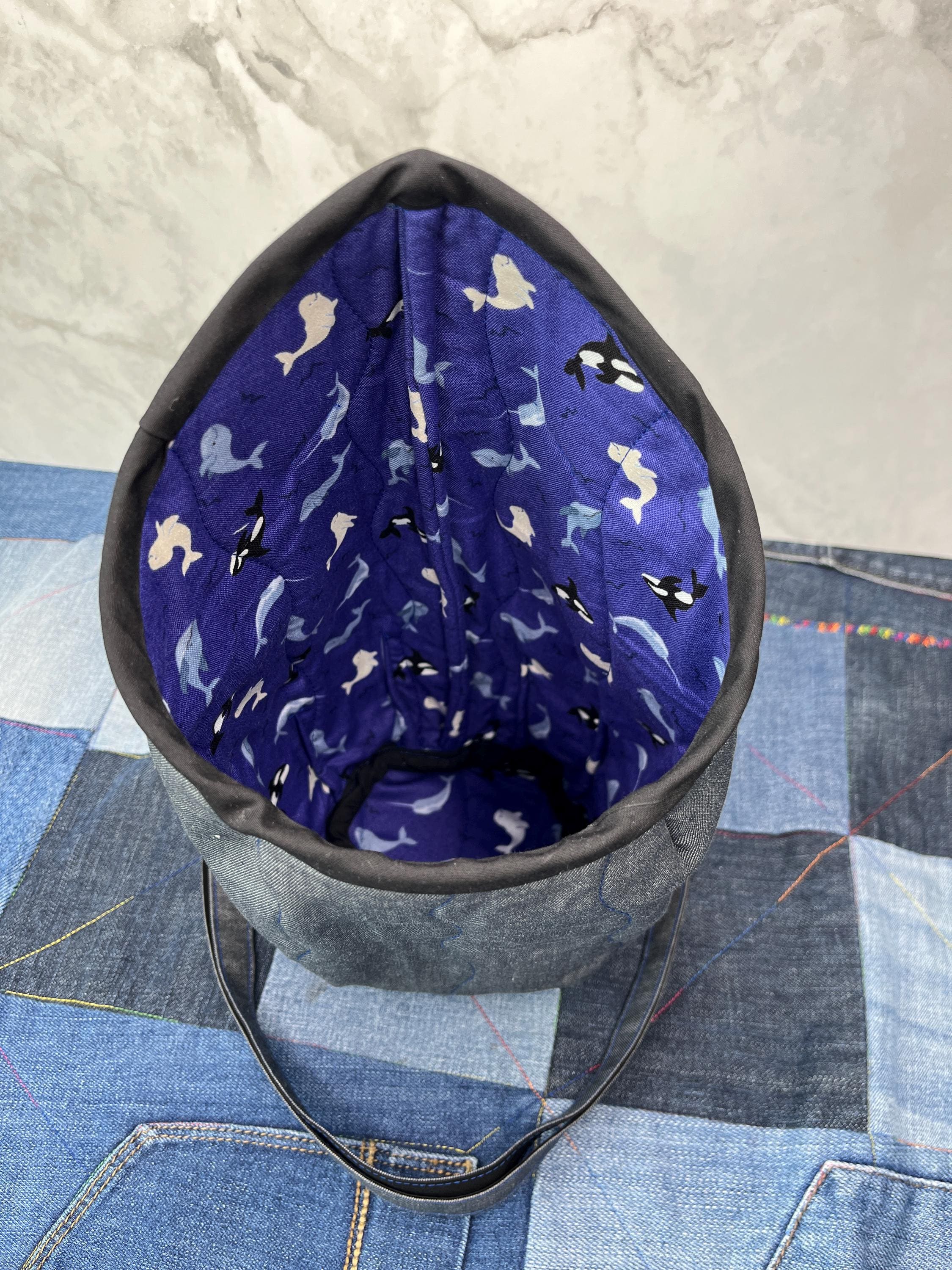Clothes Peg Bag | Purple Blue Orca - Uphouse Crafts