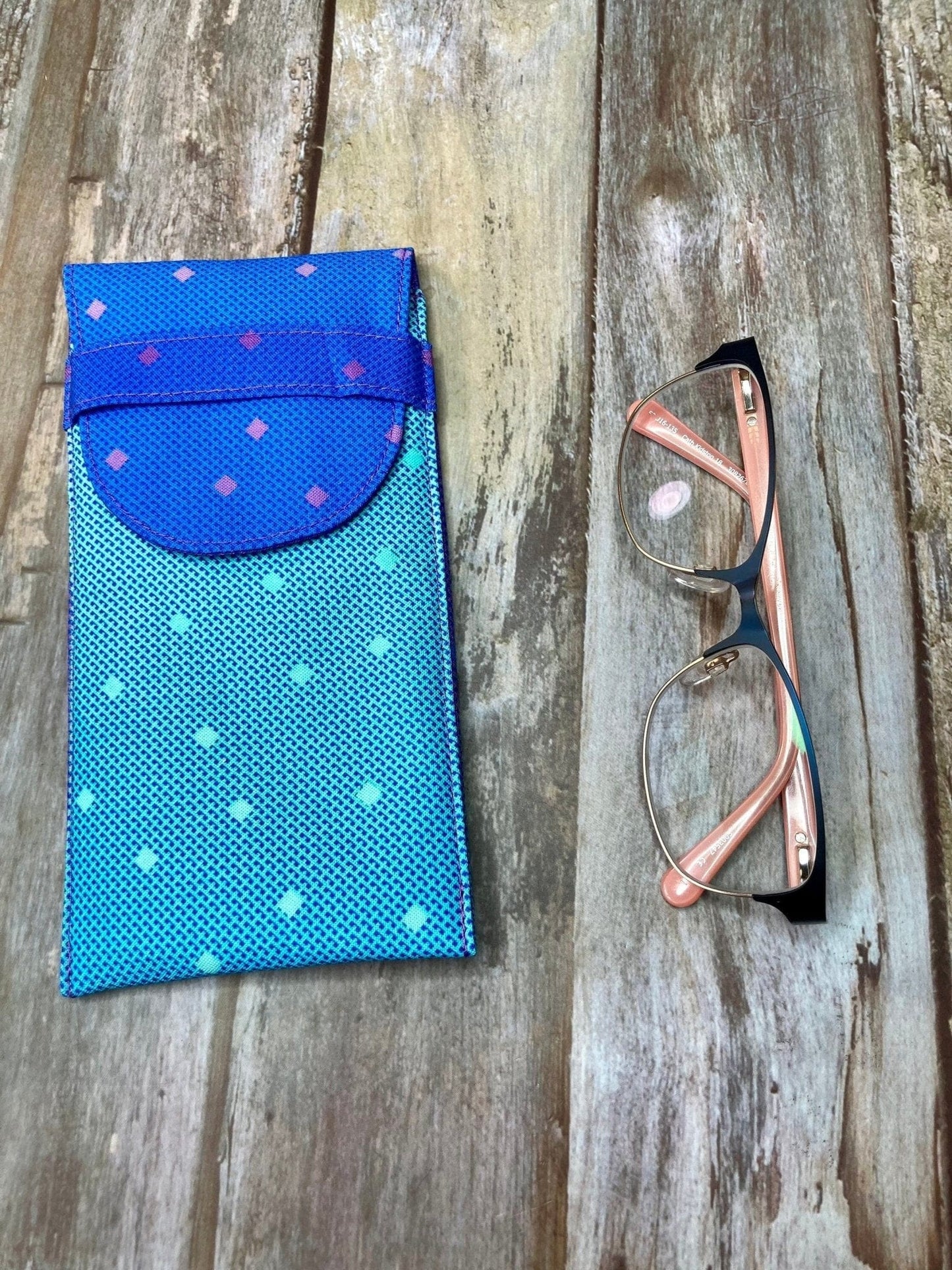 Glasses Case | Blue Ombre Style 2