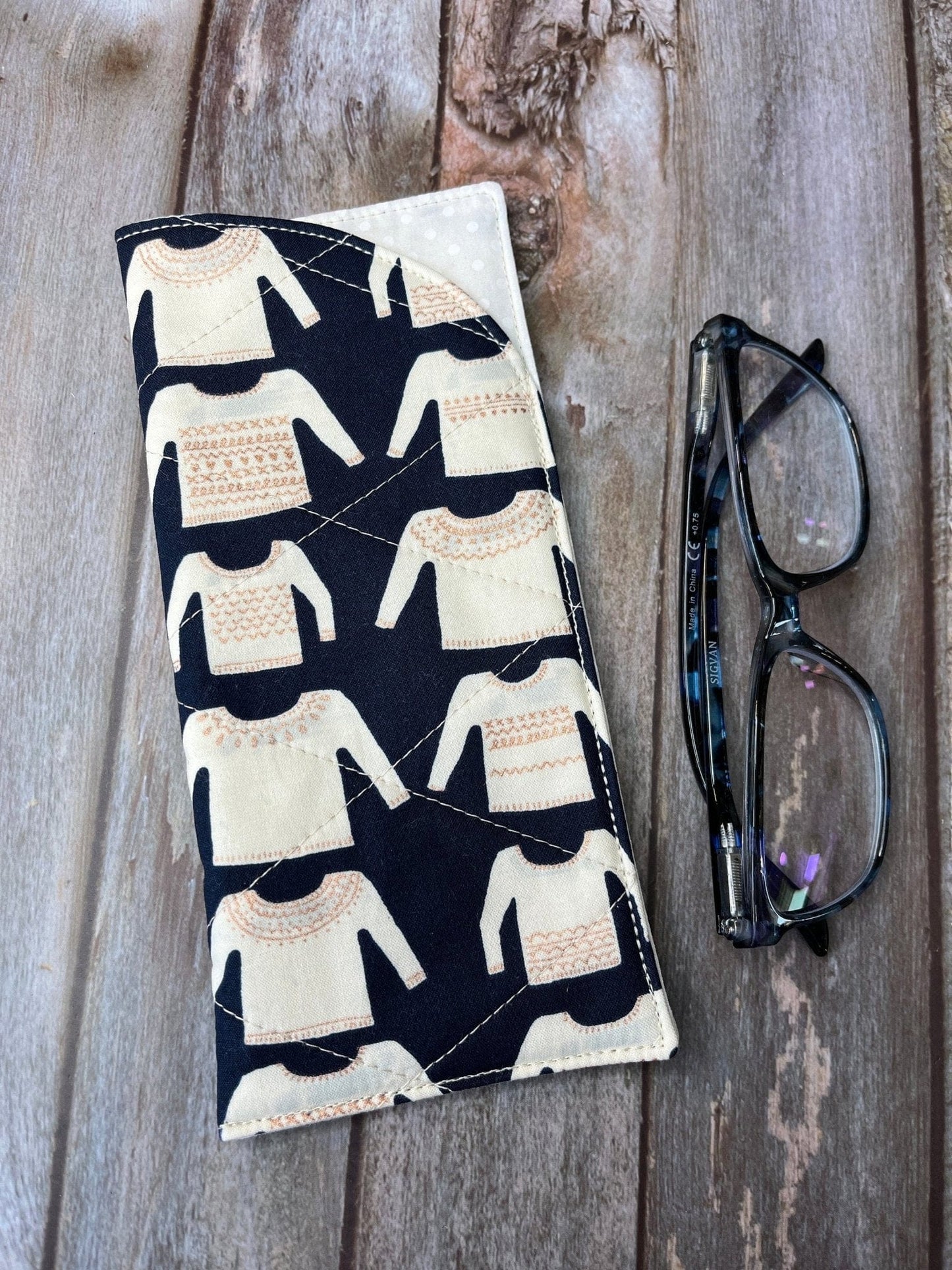 Glasses Case | Fair Isle Sweater