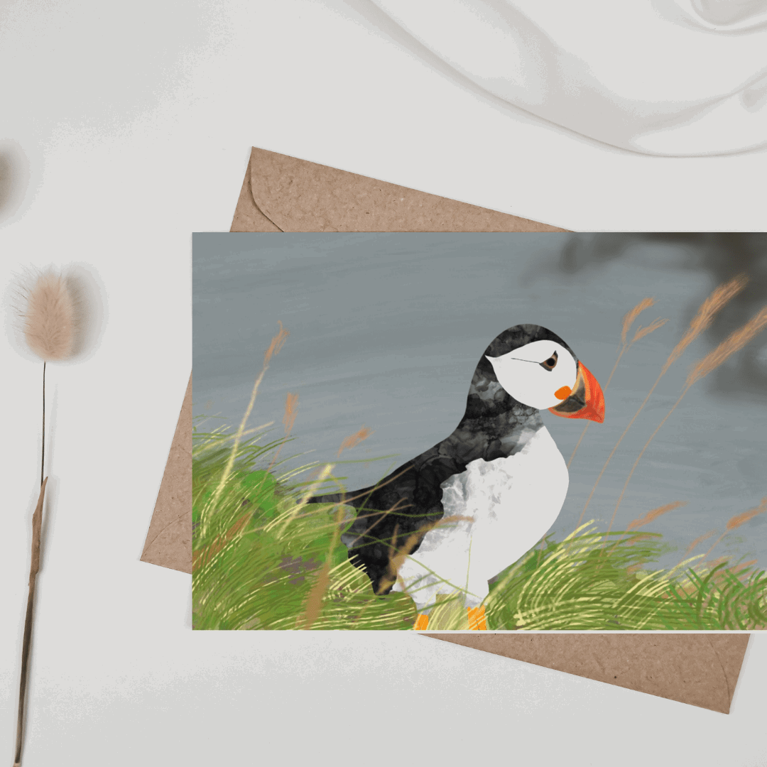 Greetings Card | Puffin - Set of 5 Notecards