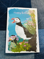 Greetings Card | Puffin Together - Personalised Birthday Card, Anniversary Card, Valentines Card - Uphouse Crafts