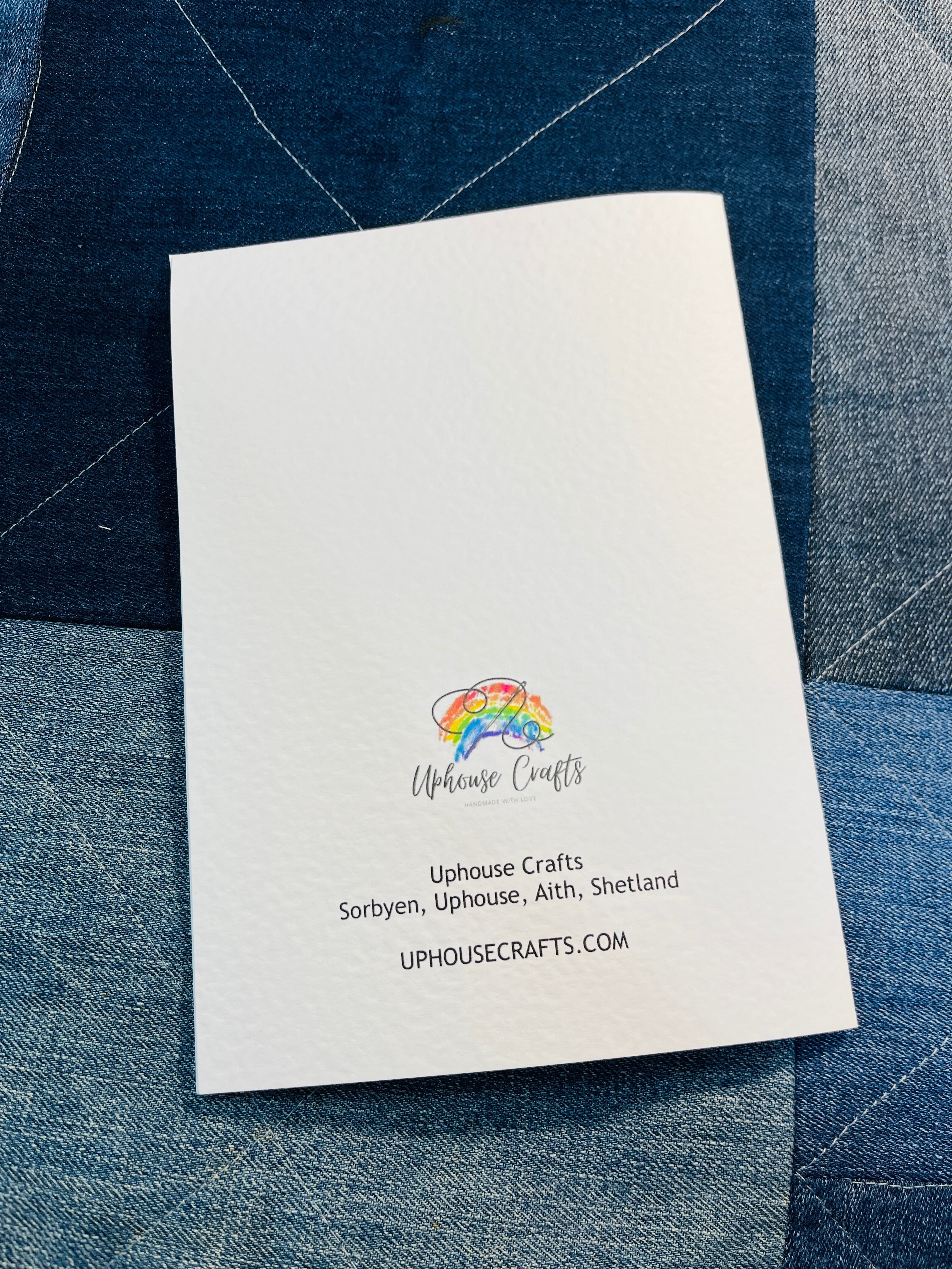 Greetings Card | Puffin Together - Personalised Birthday Card, Anniversary Card, Valentines Card - Uphouse Crafts