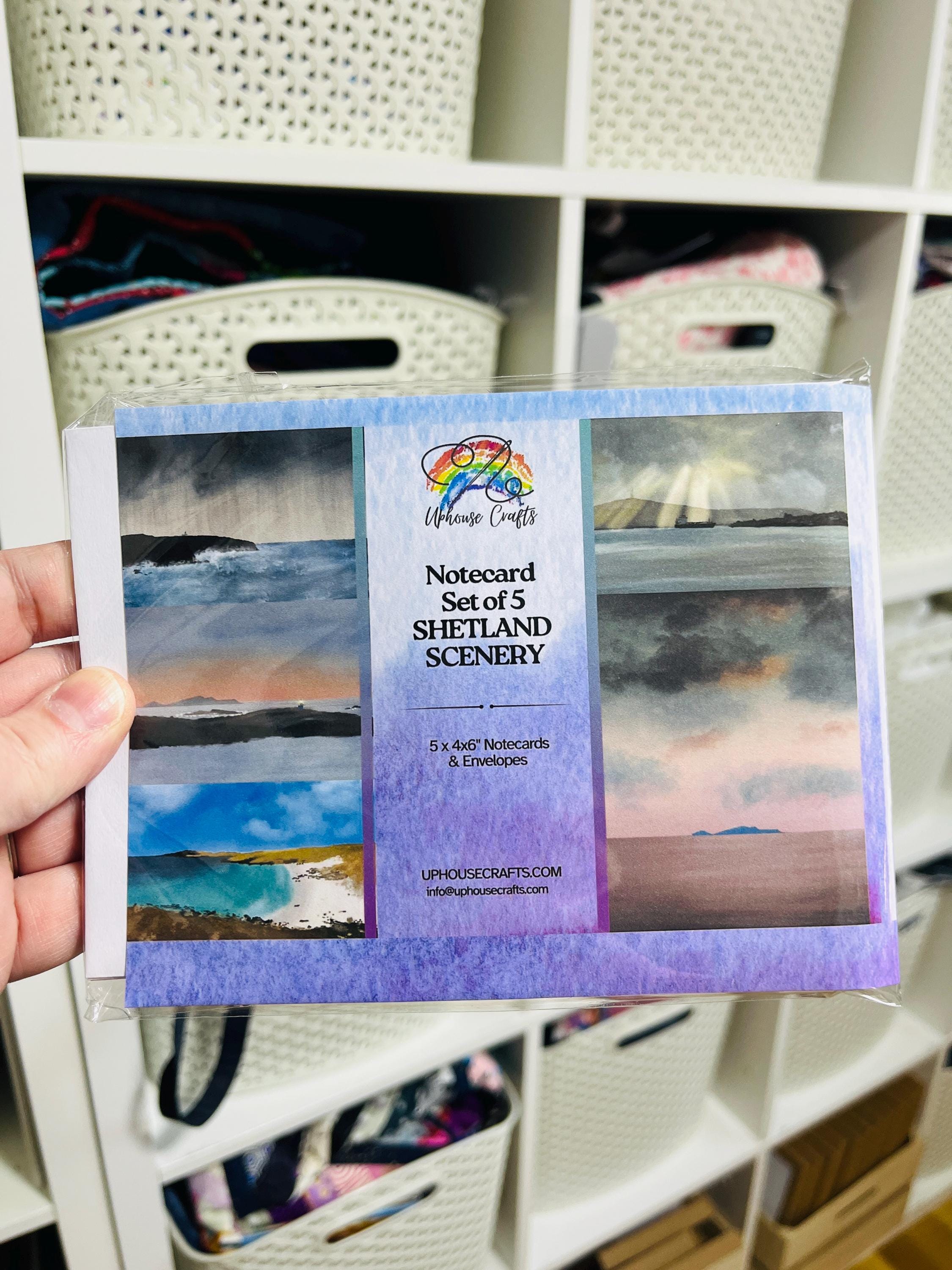 Greetings Card | Shetland Scenes - Set of 5 Notecards - Uphouse Crafts