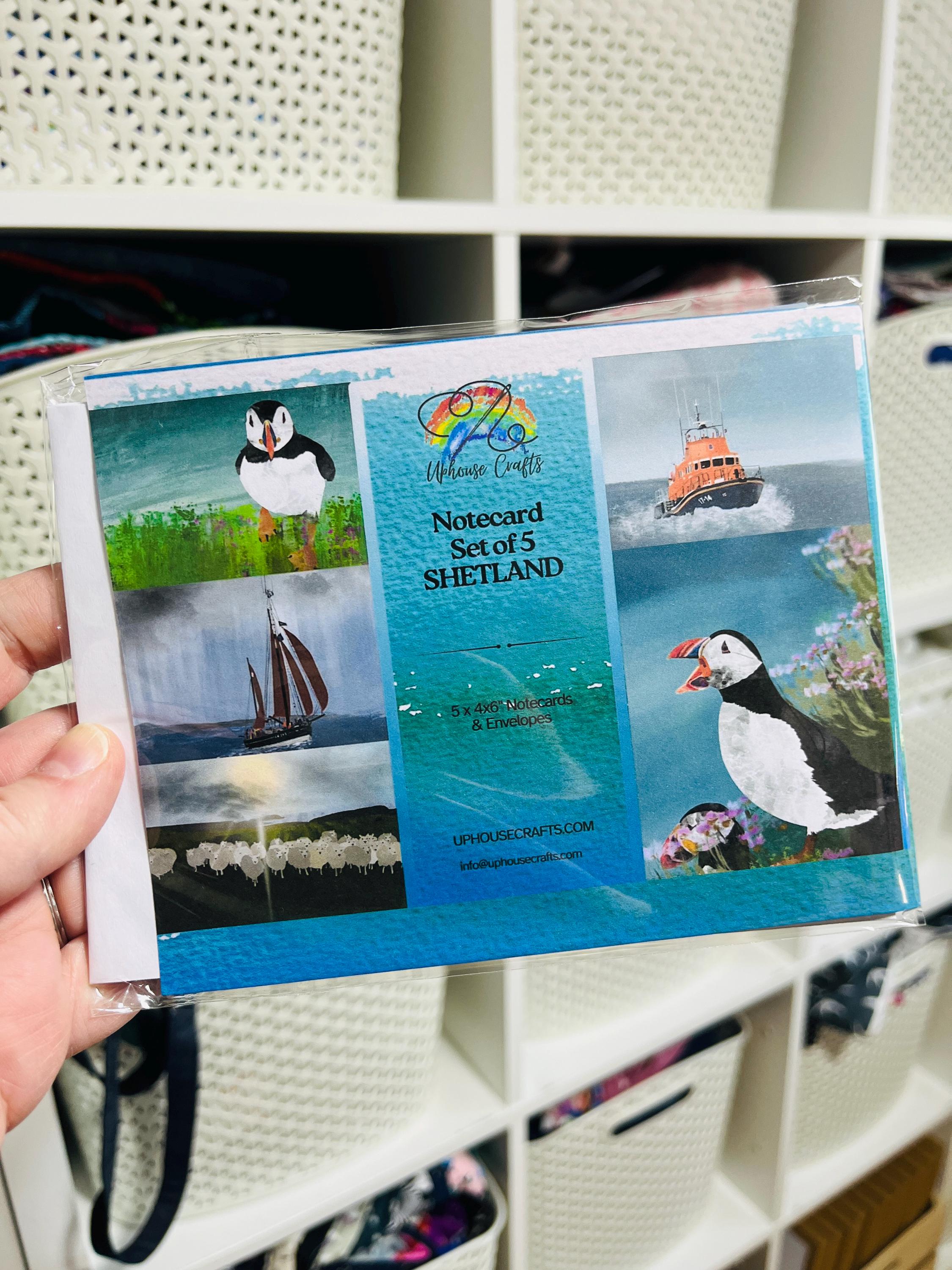 Greetings Card | Shetland - Set of 5 Notecards - Uphouse Crafts