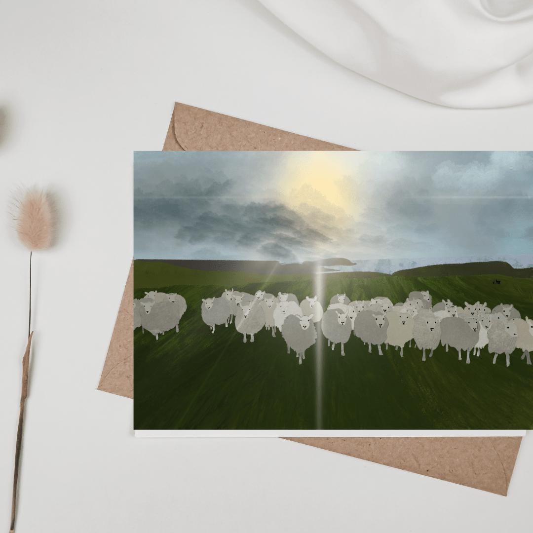 Greetings Card | Shetland - Set of 5 Notecards - Uphouse Crafts