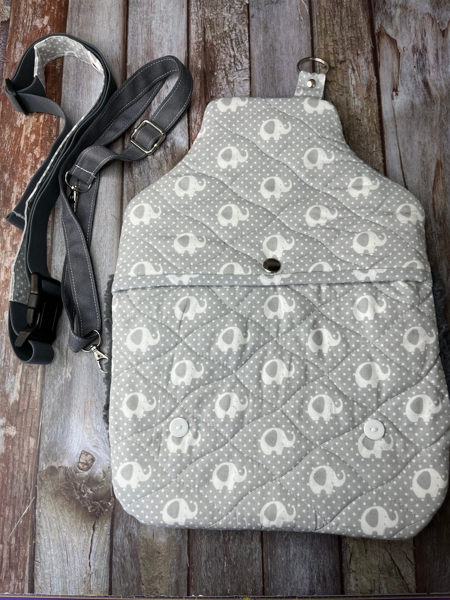 Grey Elephant Wearable Hot Water Bottle - Uphouse Crafts