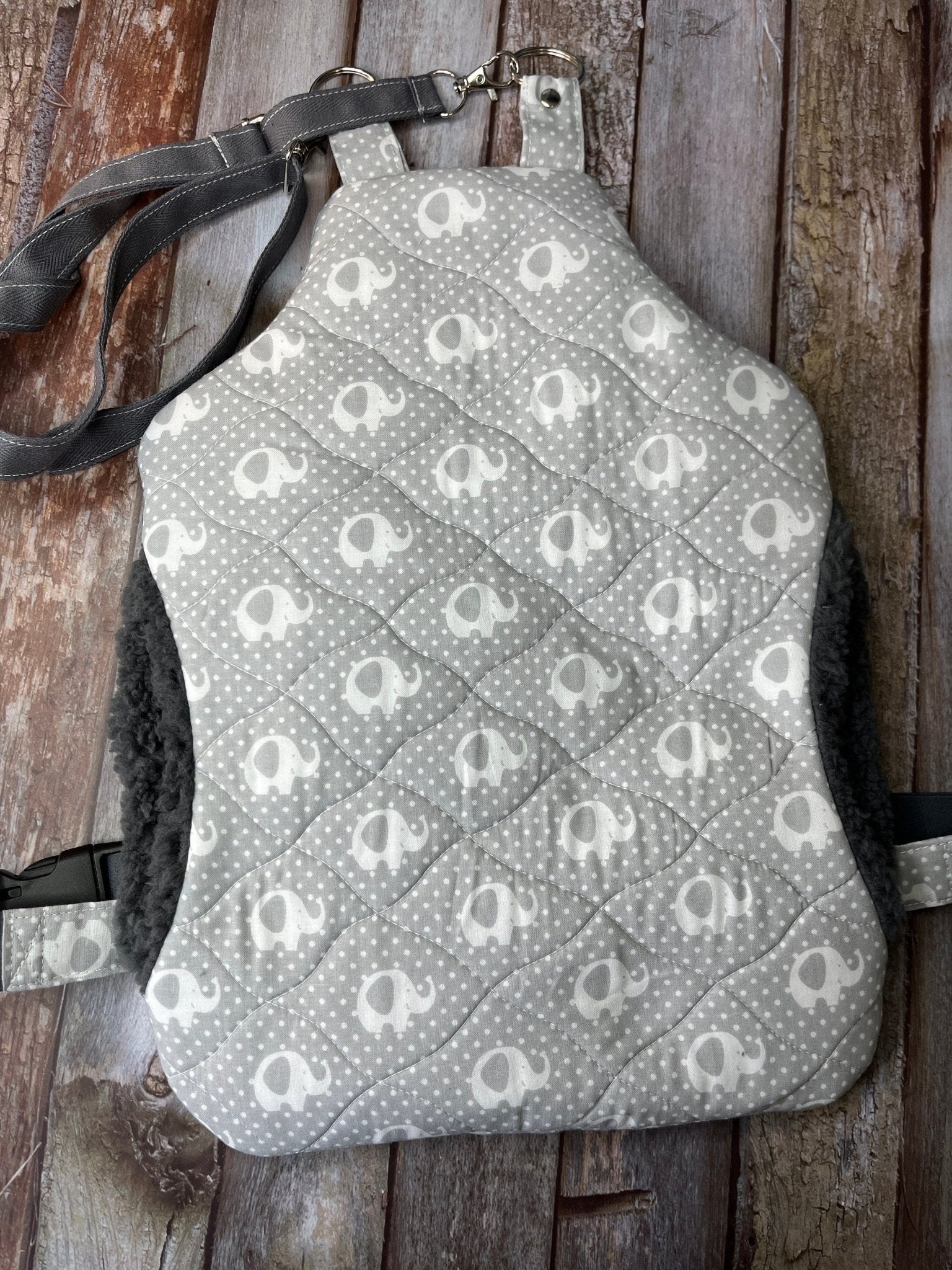 Grey Elephant Wearable Hot Water Bottle - Uphouse Crafts