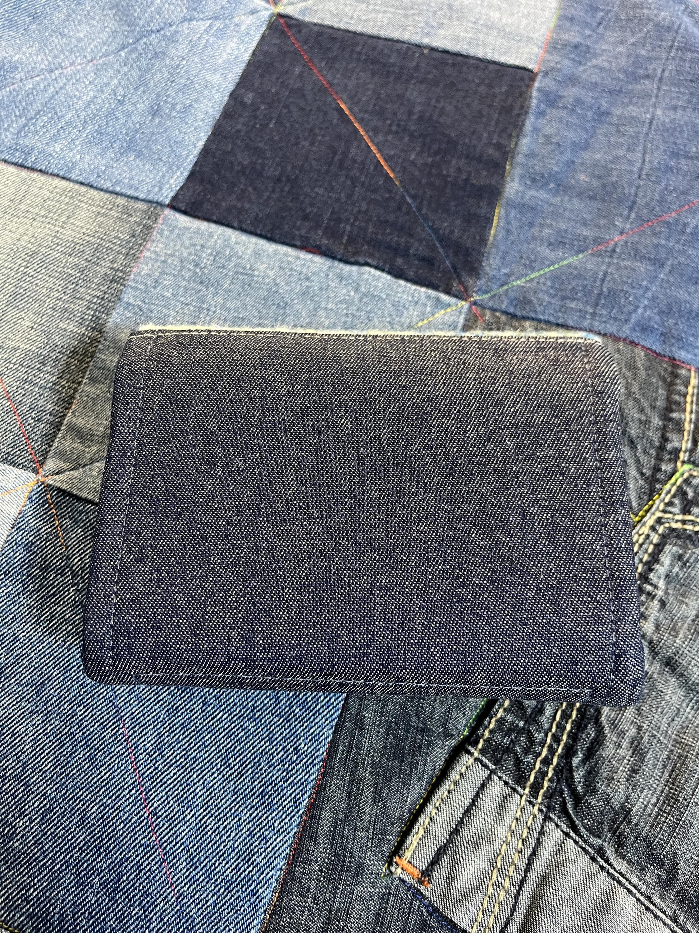 Hand Knitted Fair Isle Purse | Blue Burgundy - Uphouse Crafts