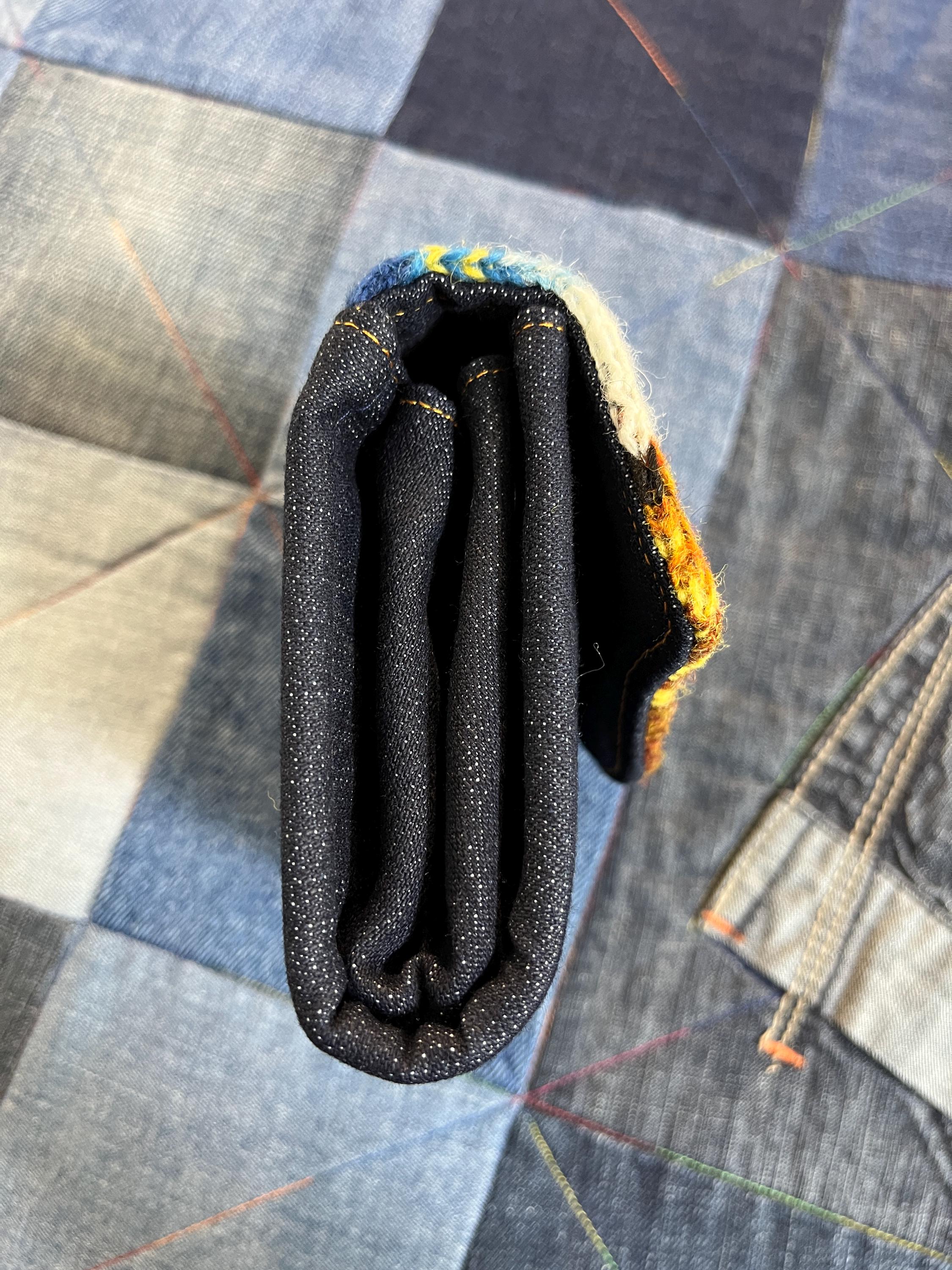 Hand Knitted Fair Isle Purse | Mustard Sheep - Uphouse Crafts