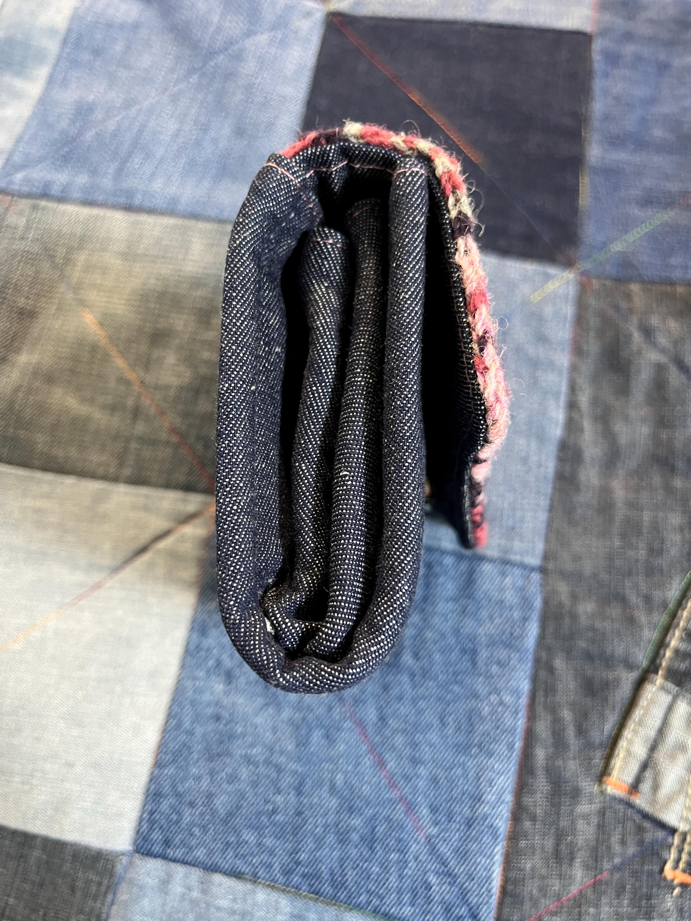 Hand Knitted Fair Isle Purse | Pink Grey - Uphouse Crafts