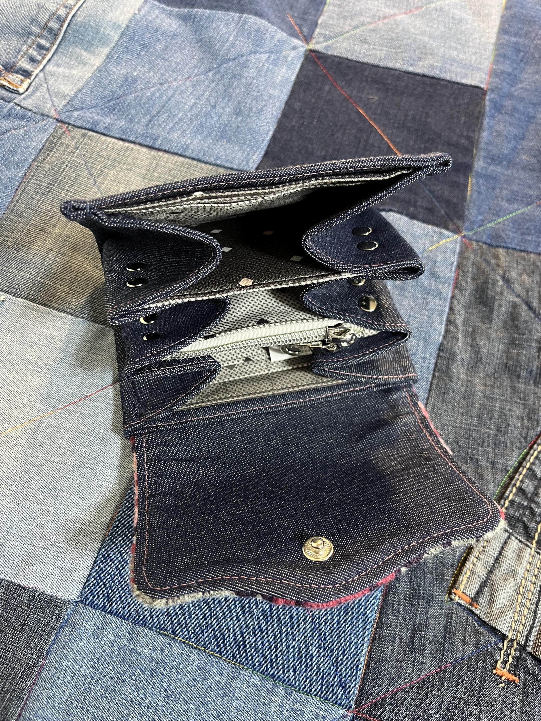 Hand Knitted Fair Isle Purse | Pink Grey - Uphouse Crafts