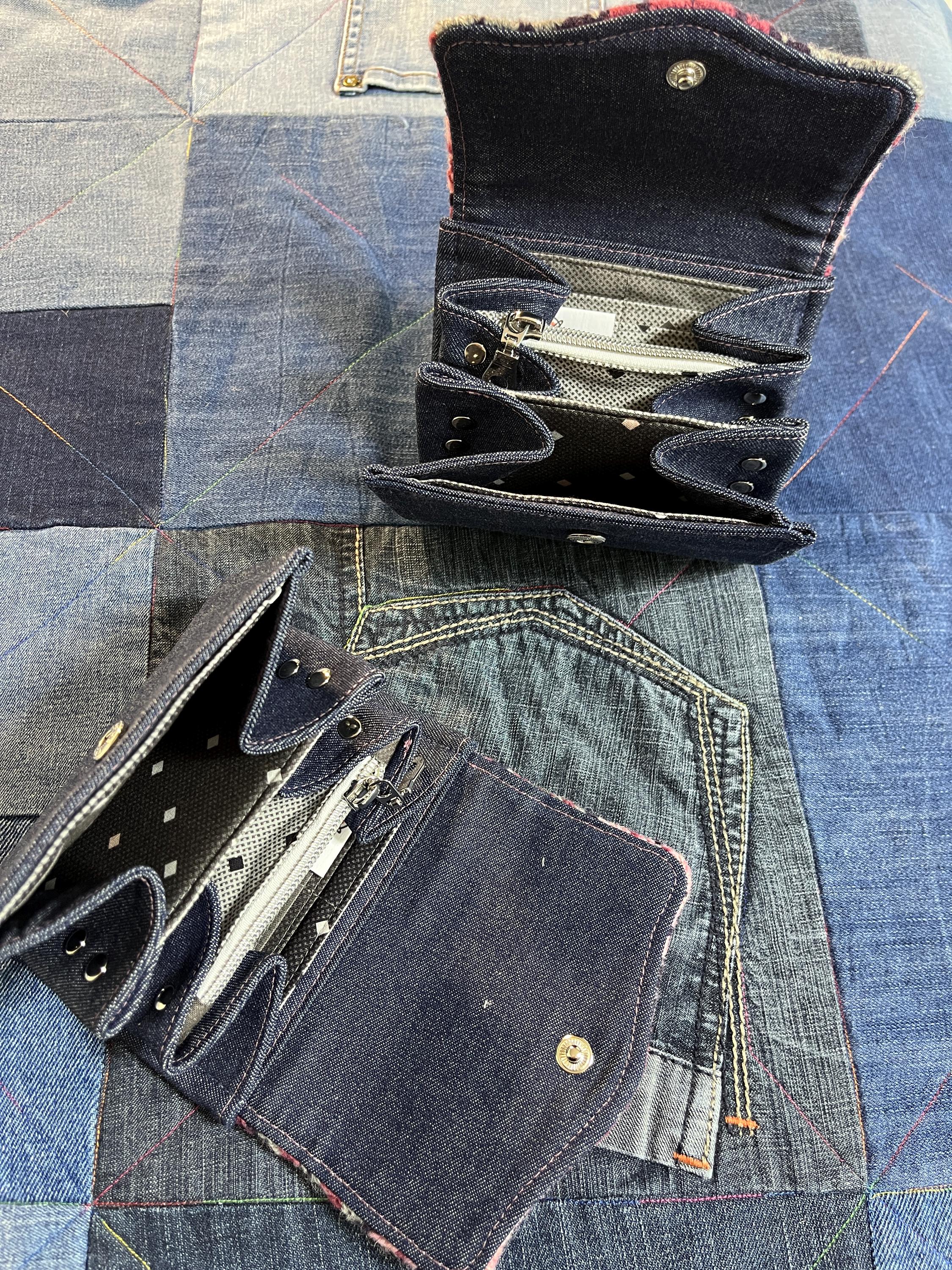 Hand Knitted Fair Isle Purse | Pink Grey - Uphouse Crafts