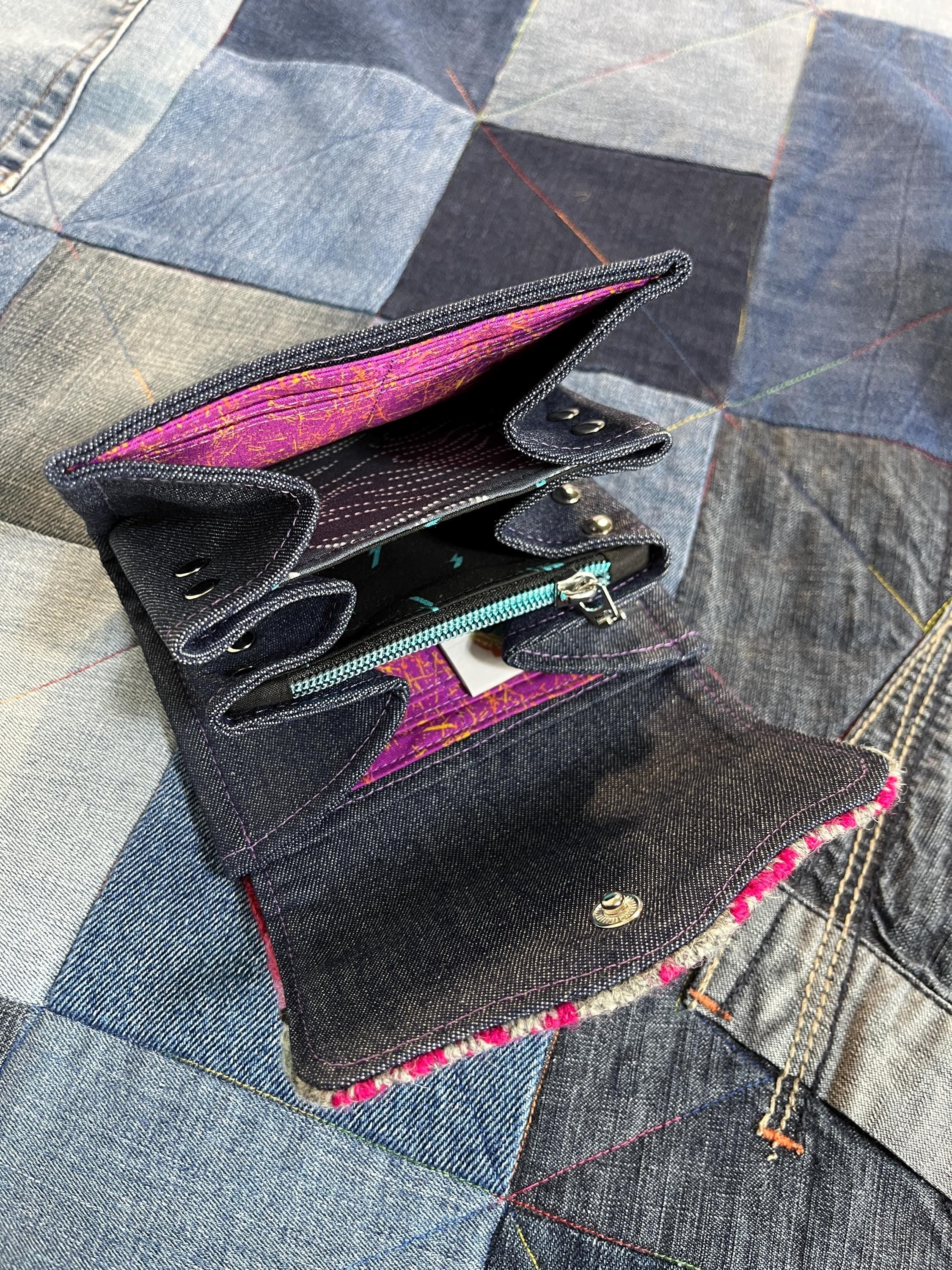 Hand Knitted Fair Isle Purse | Pink Sheep Wool - Uphouse Crafts