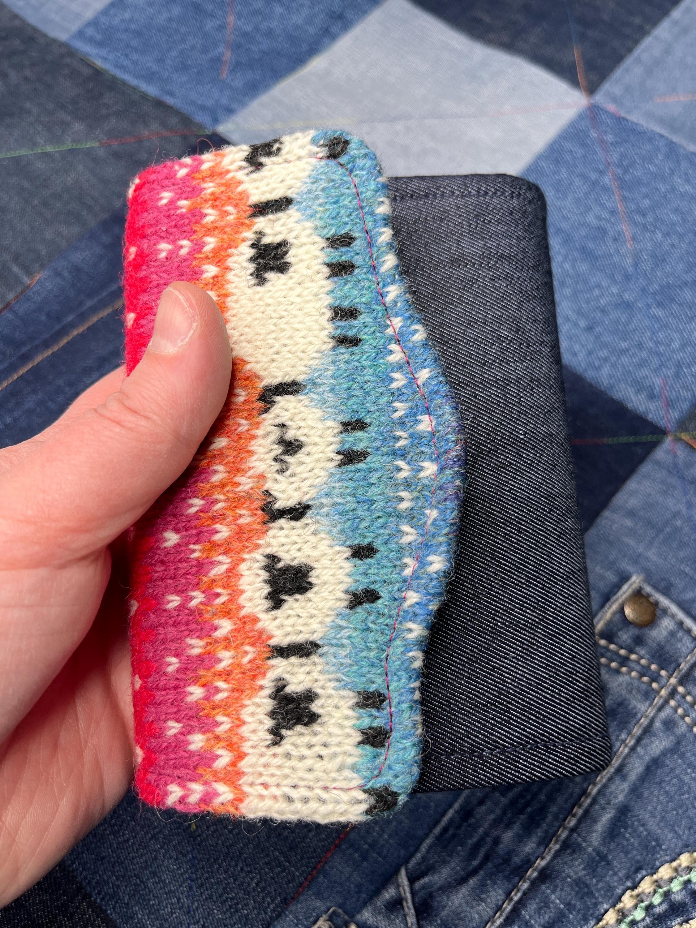 Handknitted Fair Isle Purse | Sunset Sheep - Uphouse Crafts