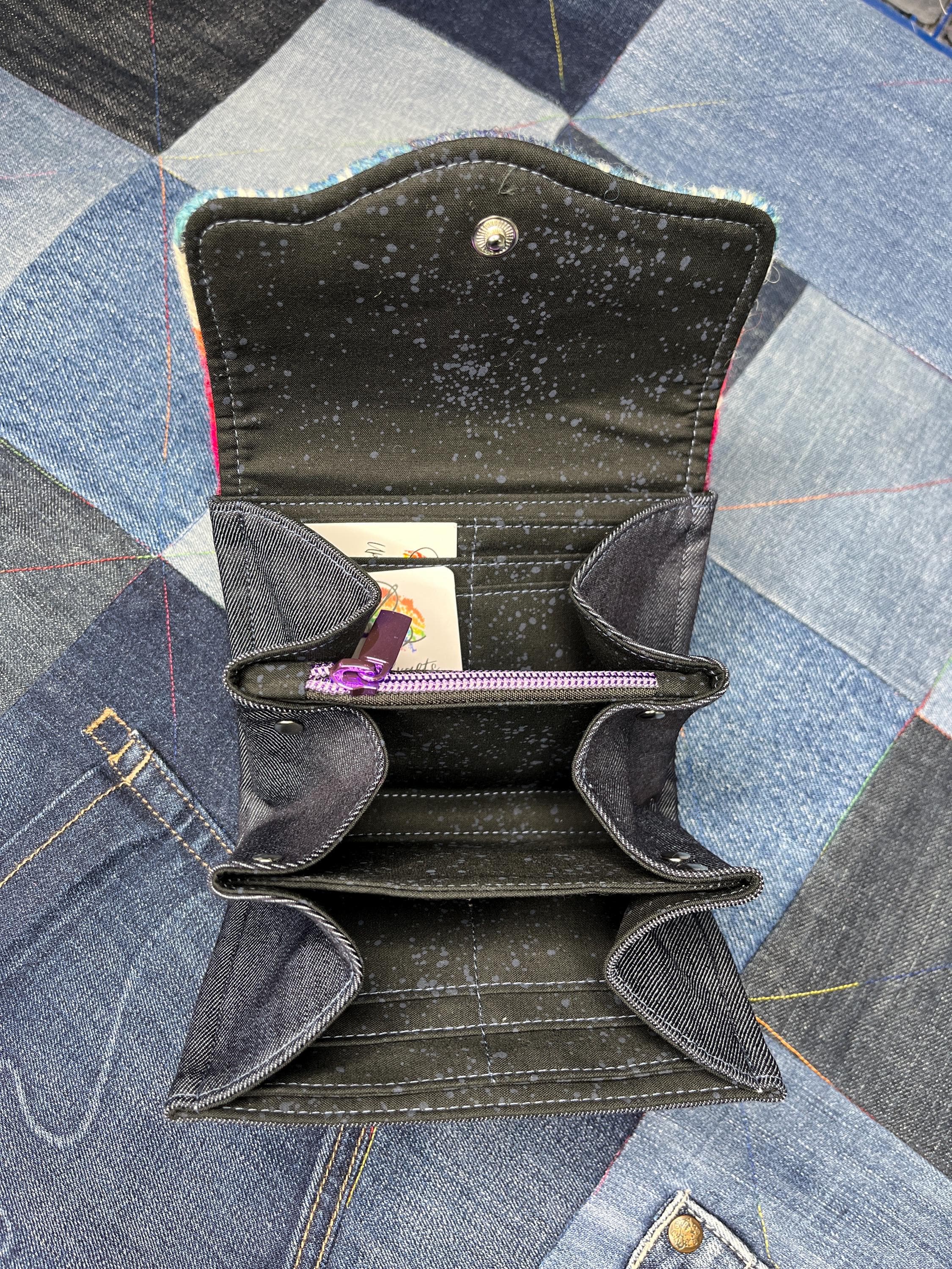 Handknitted Fair Isle Purse | Sunset Sheep - Uphouse Crafts