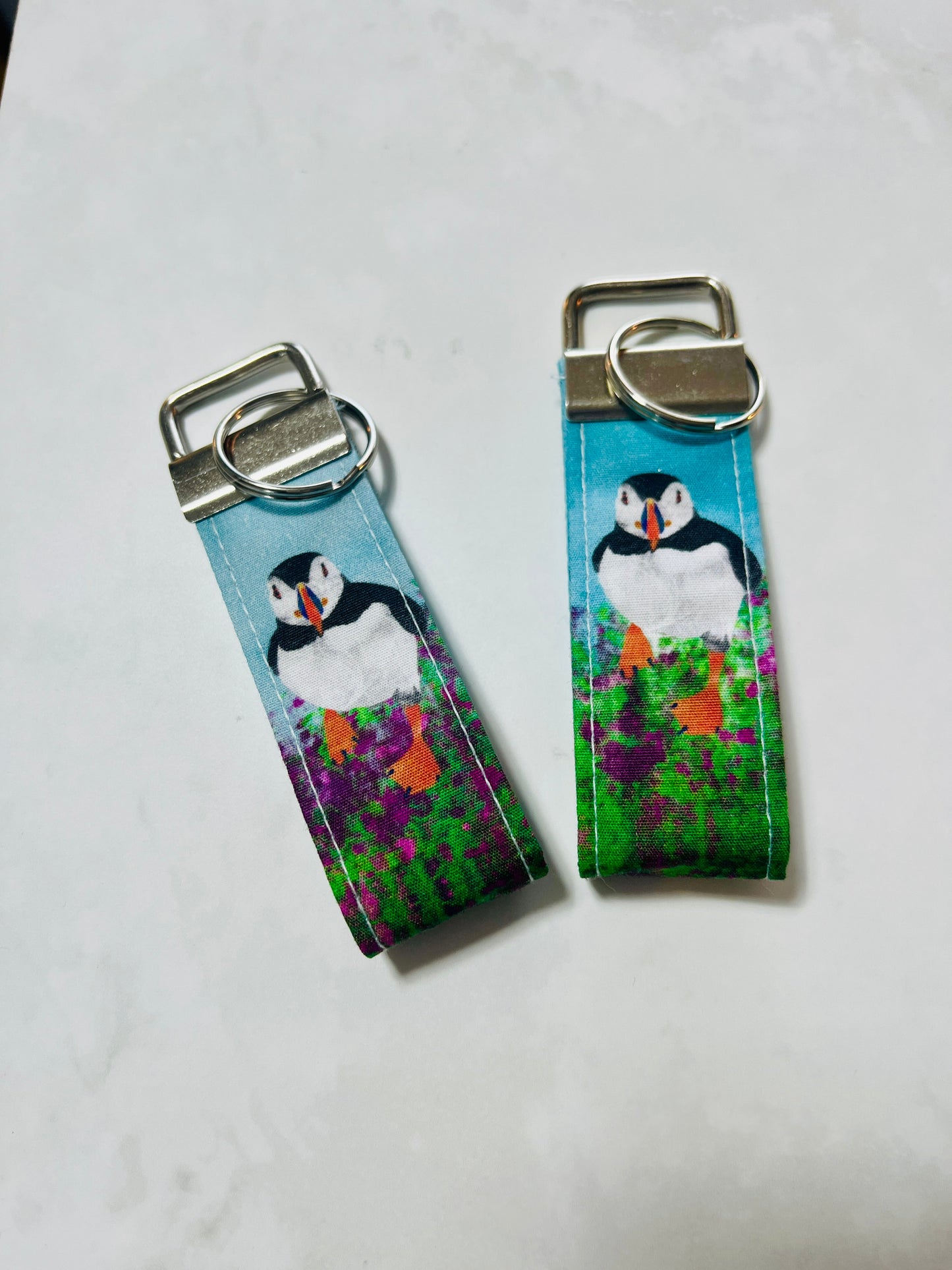 Handmade Puffin / Sheep Keyring - Uphouse Crafts