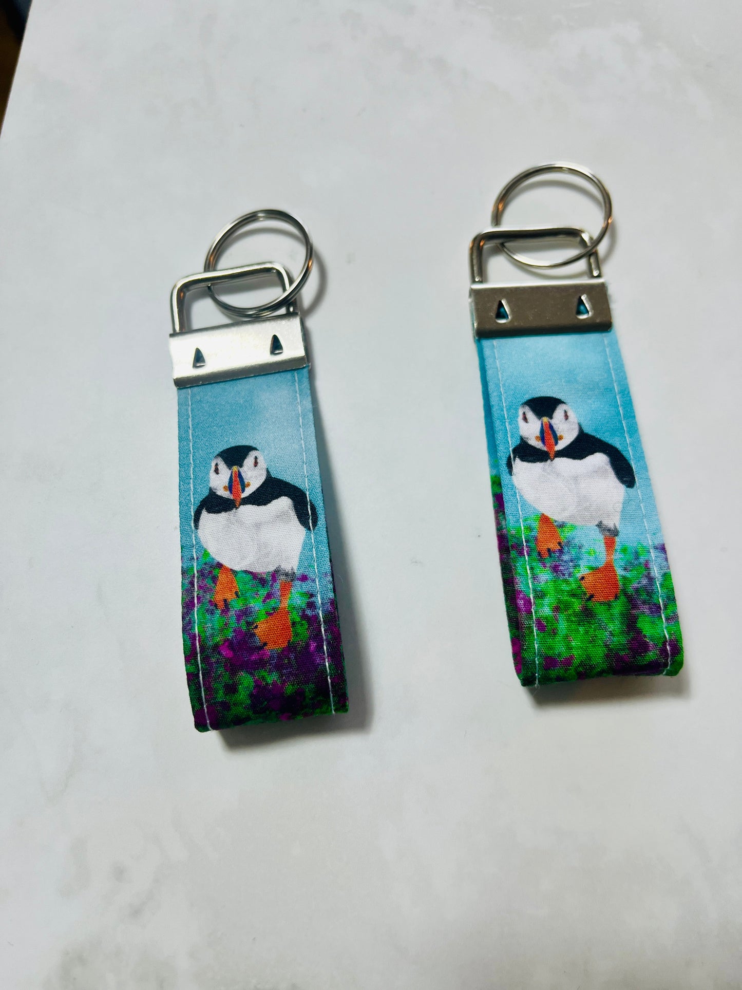 Handmade Puffin / Sheep Keyring - Uphouse Crafts