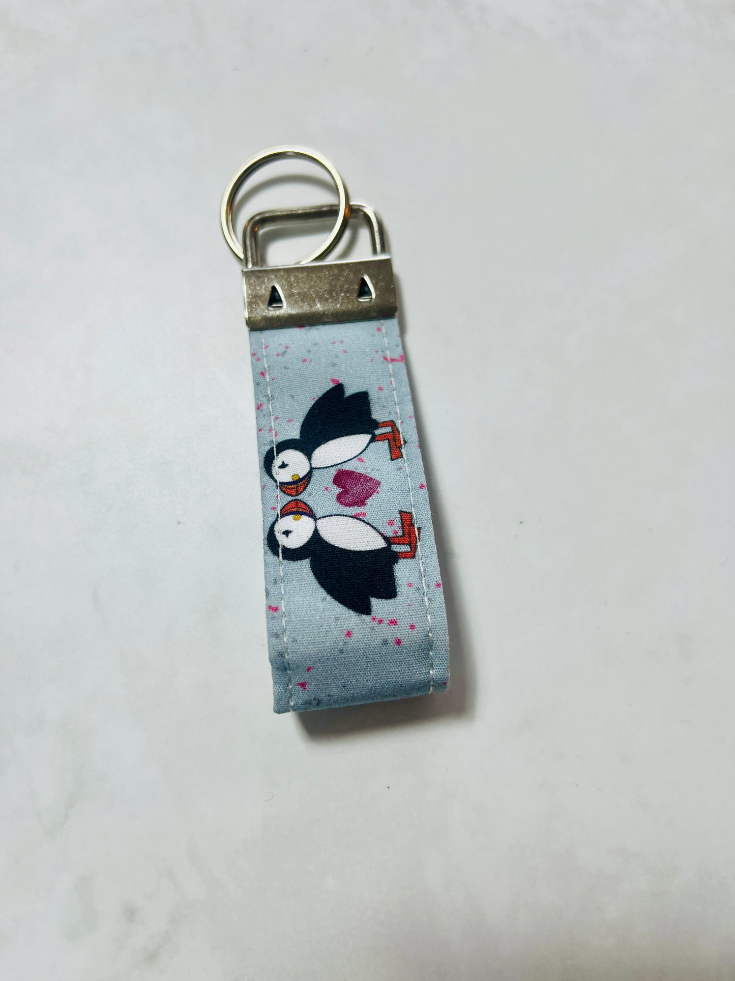 Handmade Puffin / Sheep Keyring - Uphouse Crafts