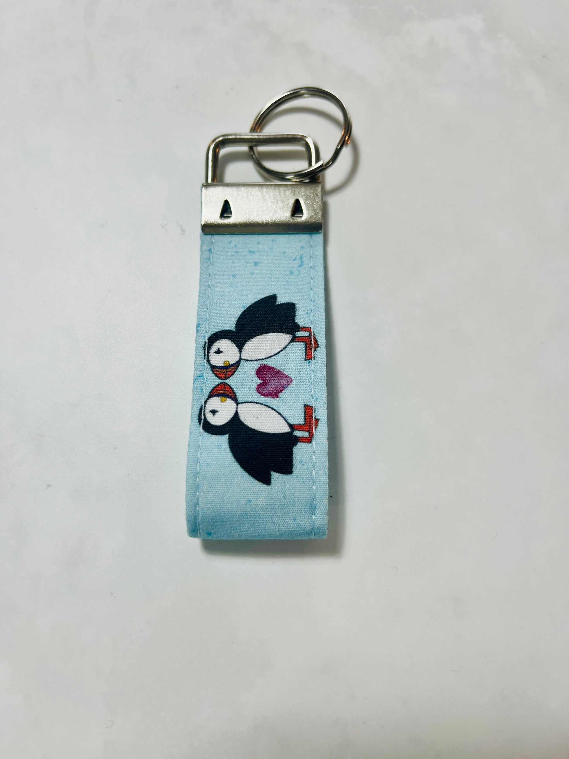 Handmade Puffin / Sheep Keyring - Uphouse Crafts