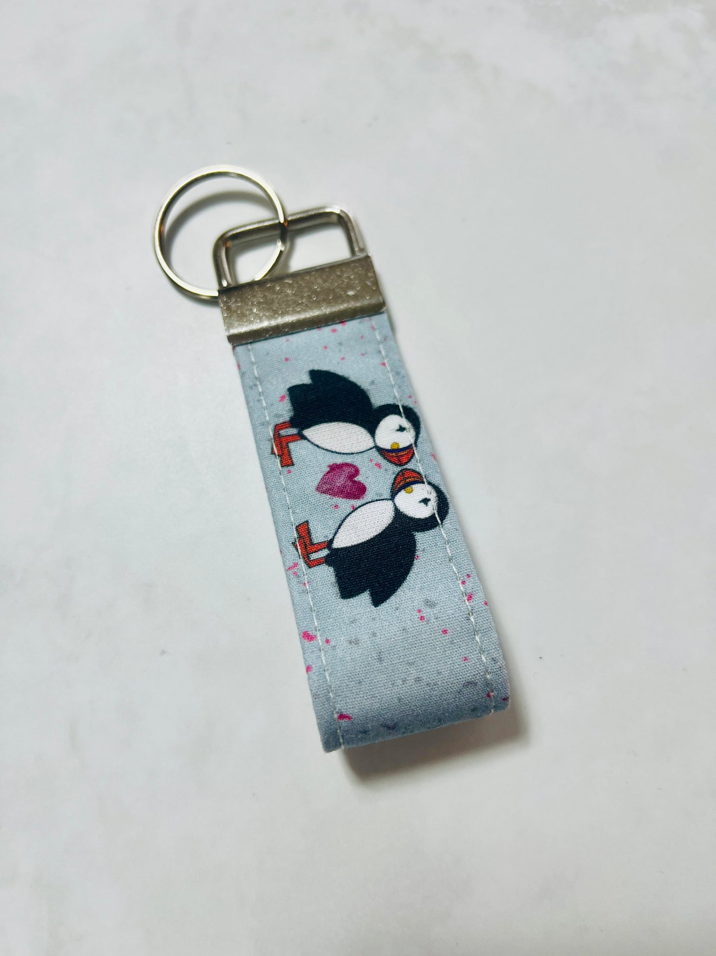 Handmade Puffin / Sheep Keyring - Uphouse Crafts