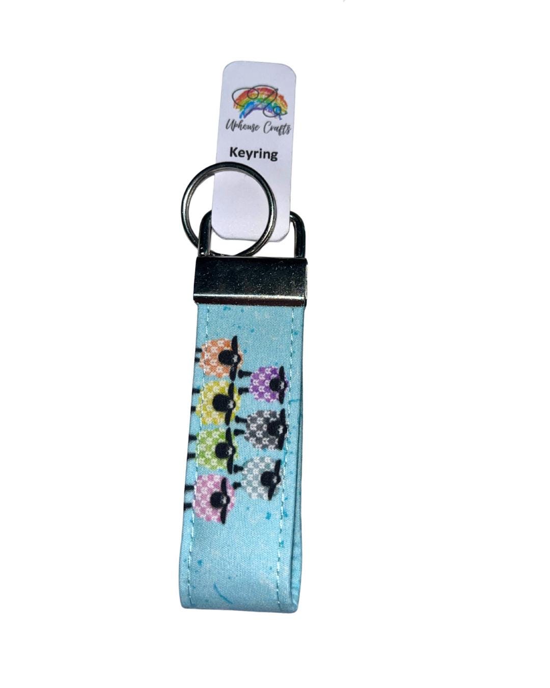 Handmade Sheep Keyring - Uphouse Crafts