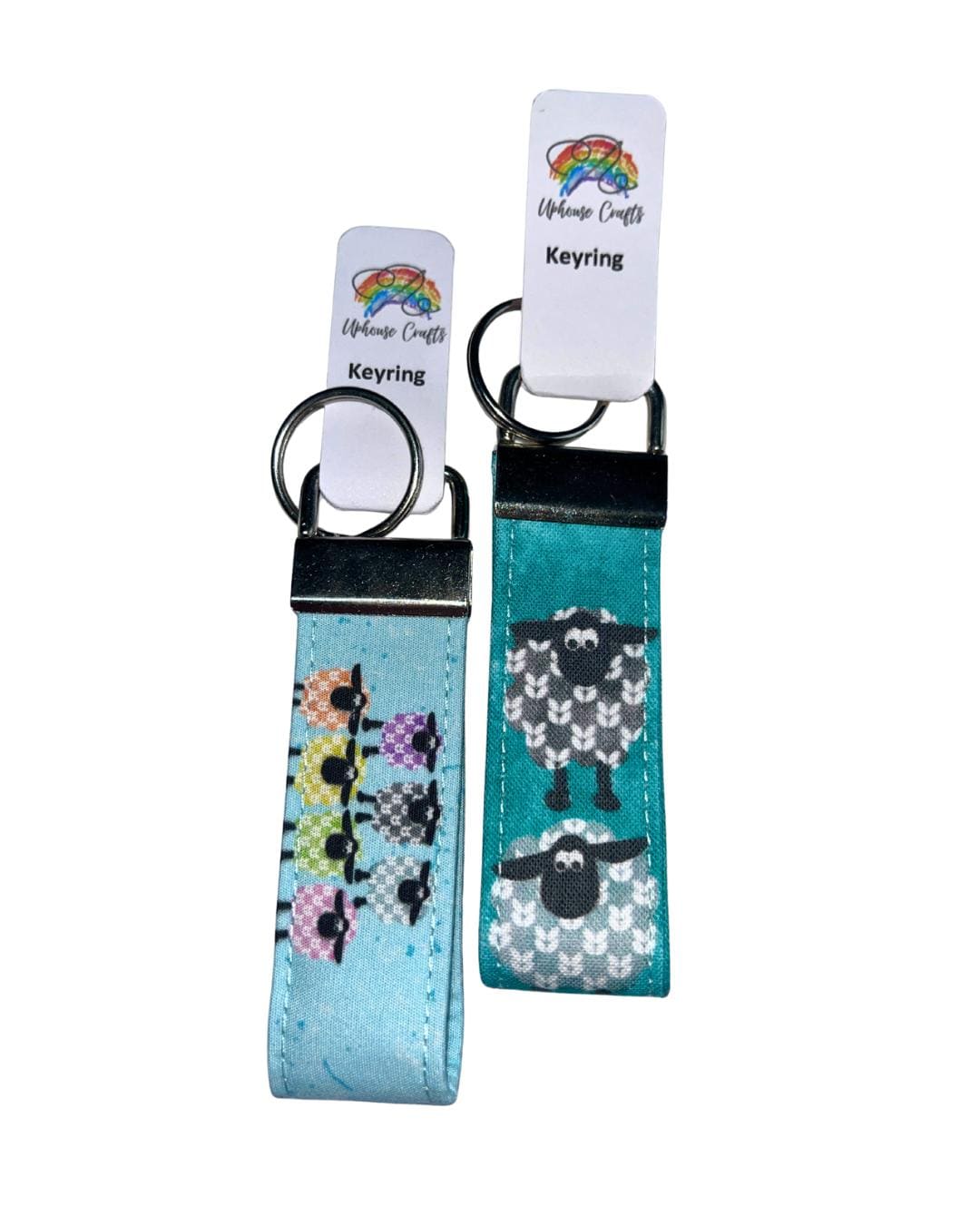 Handmade Sheep Keyring - Uphouse Crafts