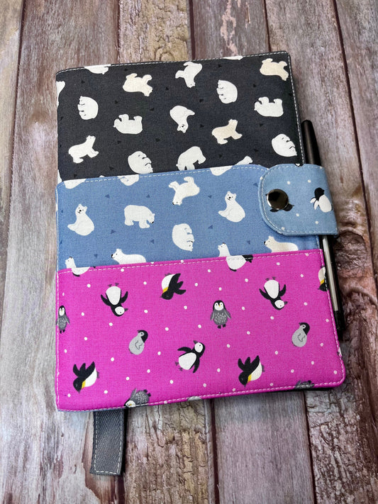 Polar Animal A5 Cotton Covered lined Notepad - Uphouse Crafts