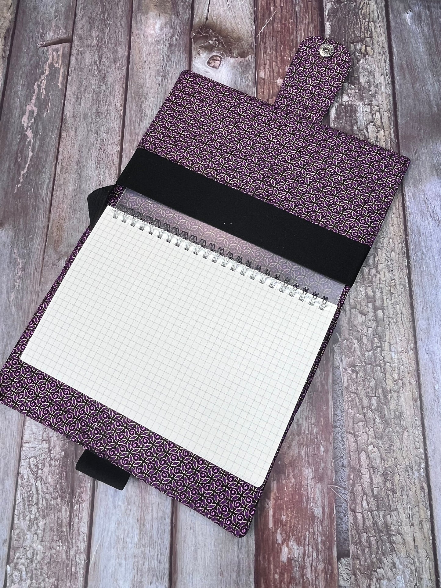 Bright A5 Cotton Covered Line Rule Notebook - Uphouse Crafts