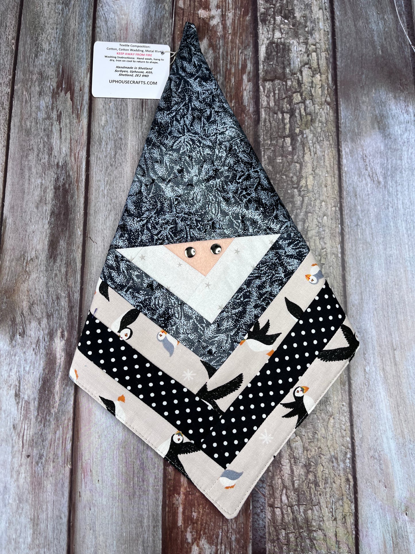 Gnome Bottle Topper - Orca, Puffin & Northern Lights - Uphouse Crafts
