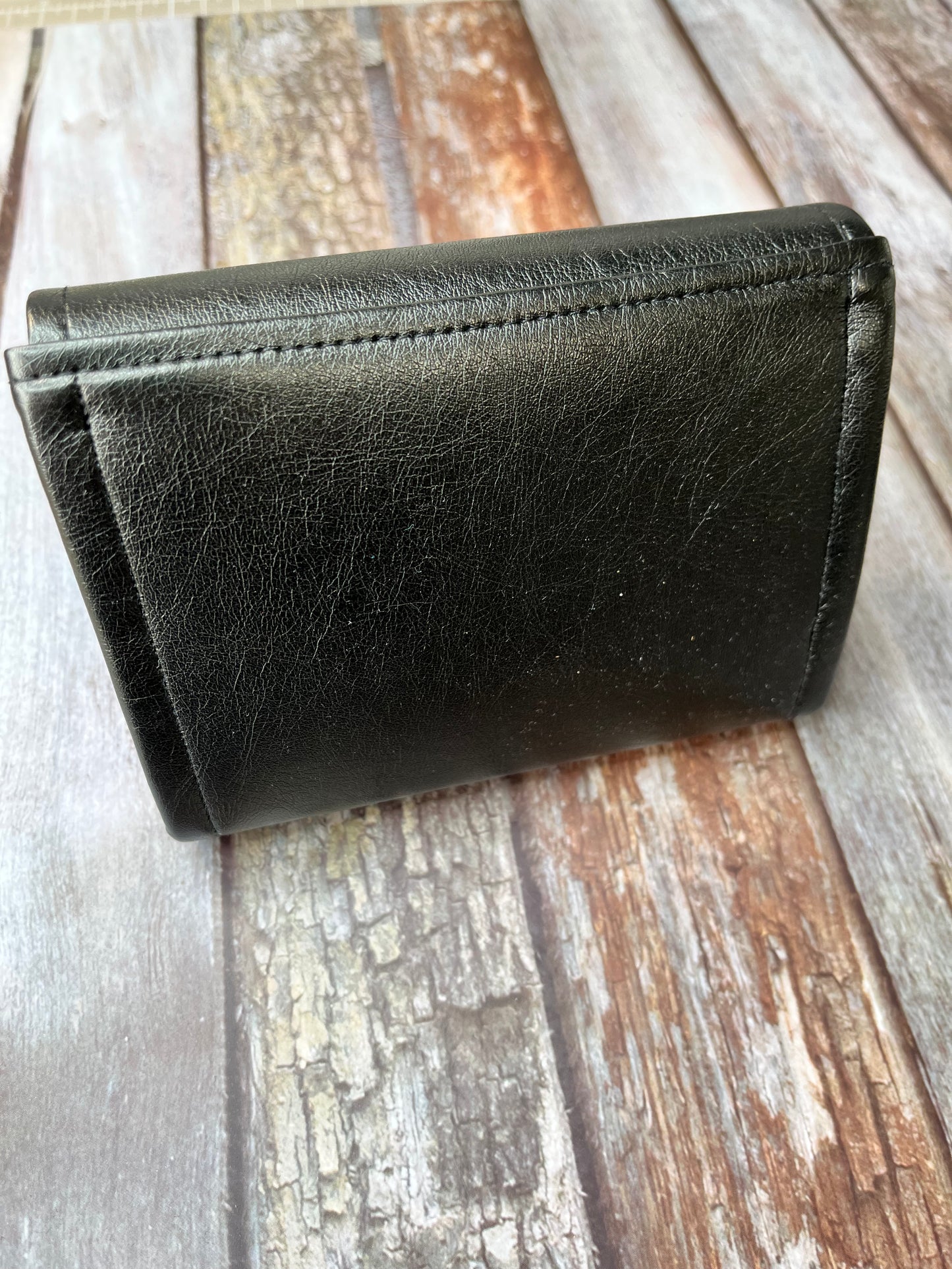 SALE Black Faux Leather Purse - Rainbow Panda - Uphouse Crafts