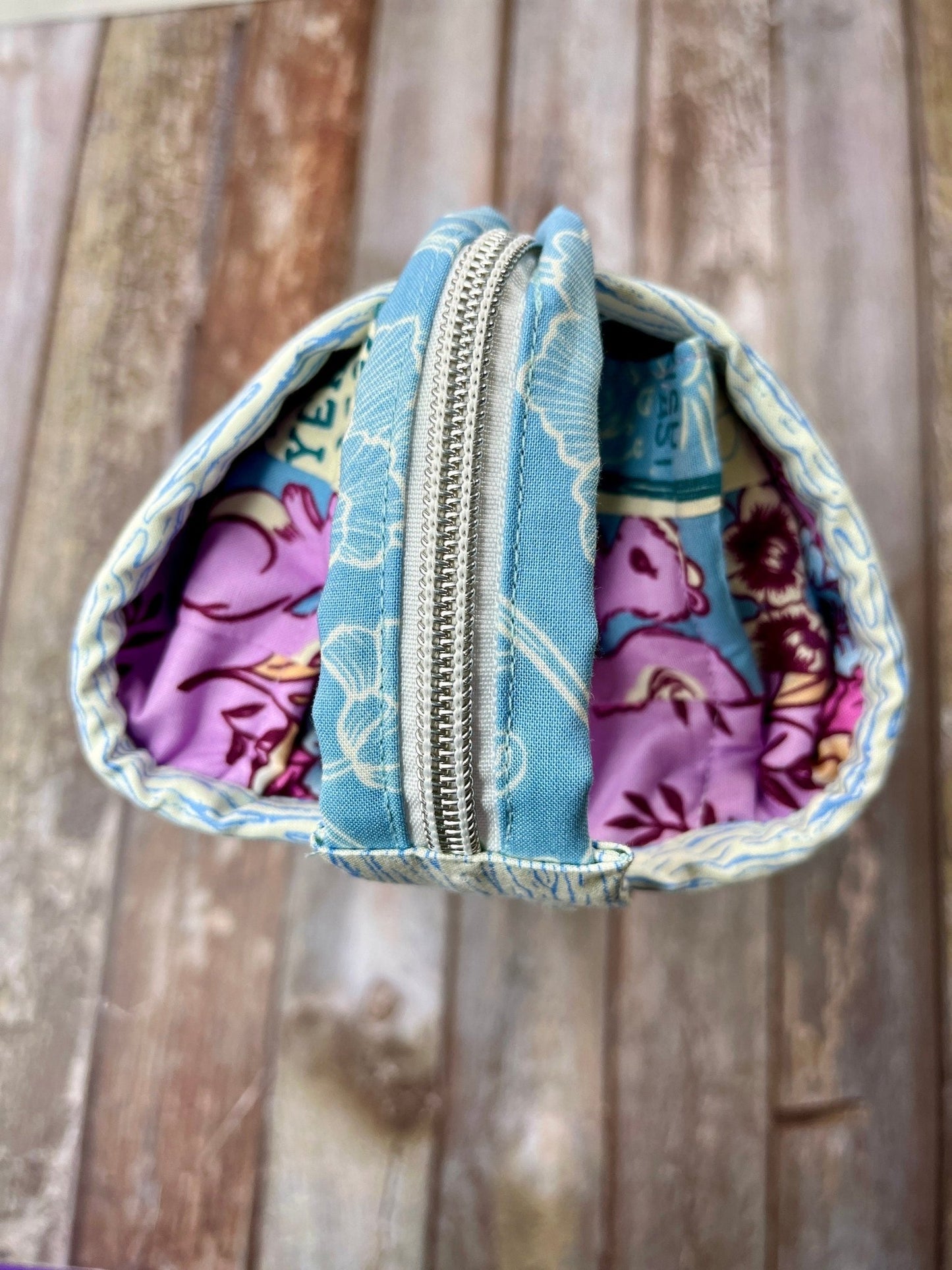 Lilac Blue & Denim Patchwork Sew Together Bag - Uphouse Crafts