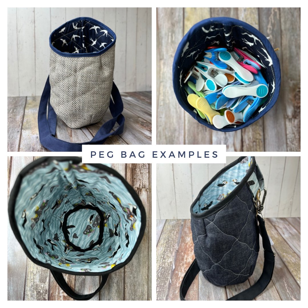 Make a Peg Bag | Stretchy Sewing | Sewing Class | 5 hour class - Uphouse Crafts