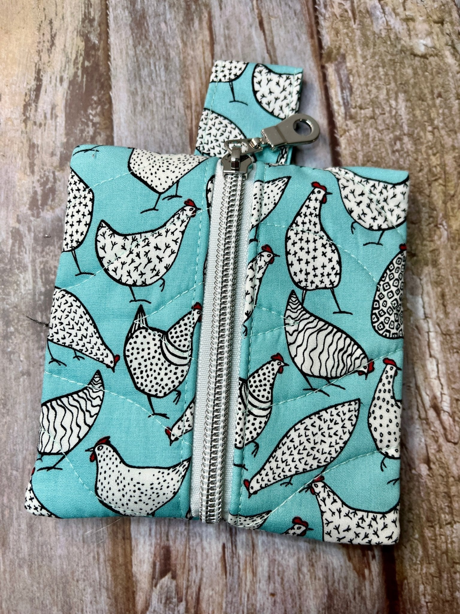 Mini Zip Pouch - Chickens - Uphouse Crafts