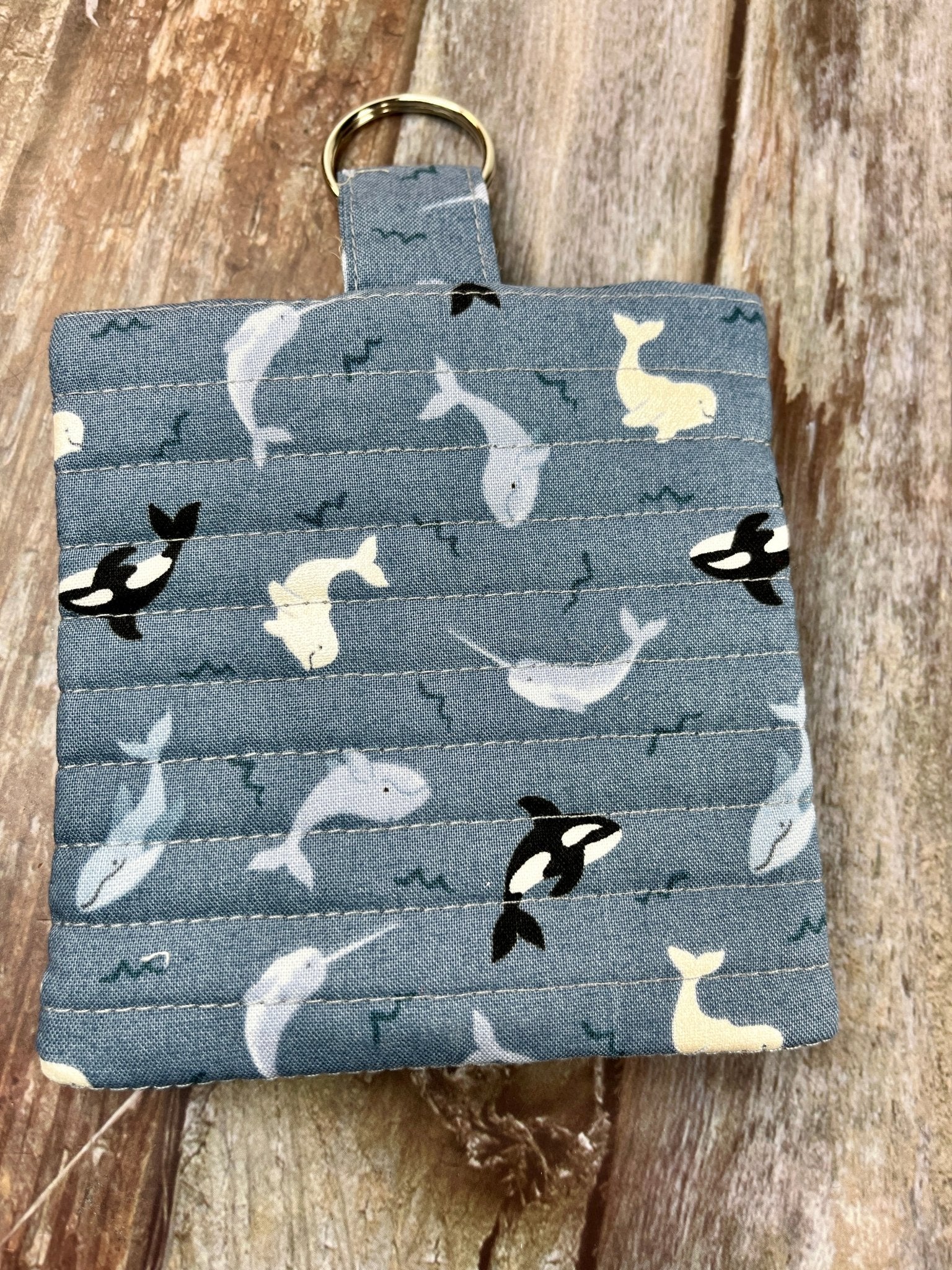 Mini Zip Pouch - Orca’s - Uphouse Crafts