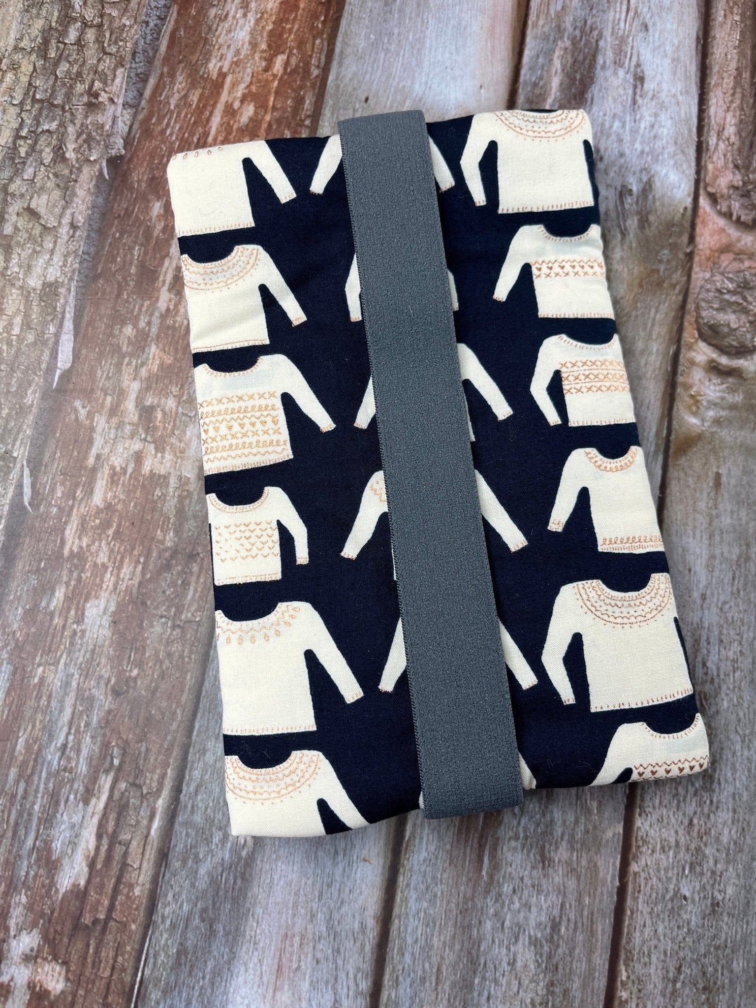 Notebook Pencil Case -Navy Sweater