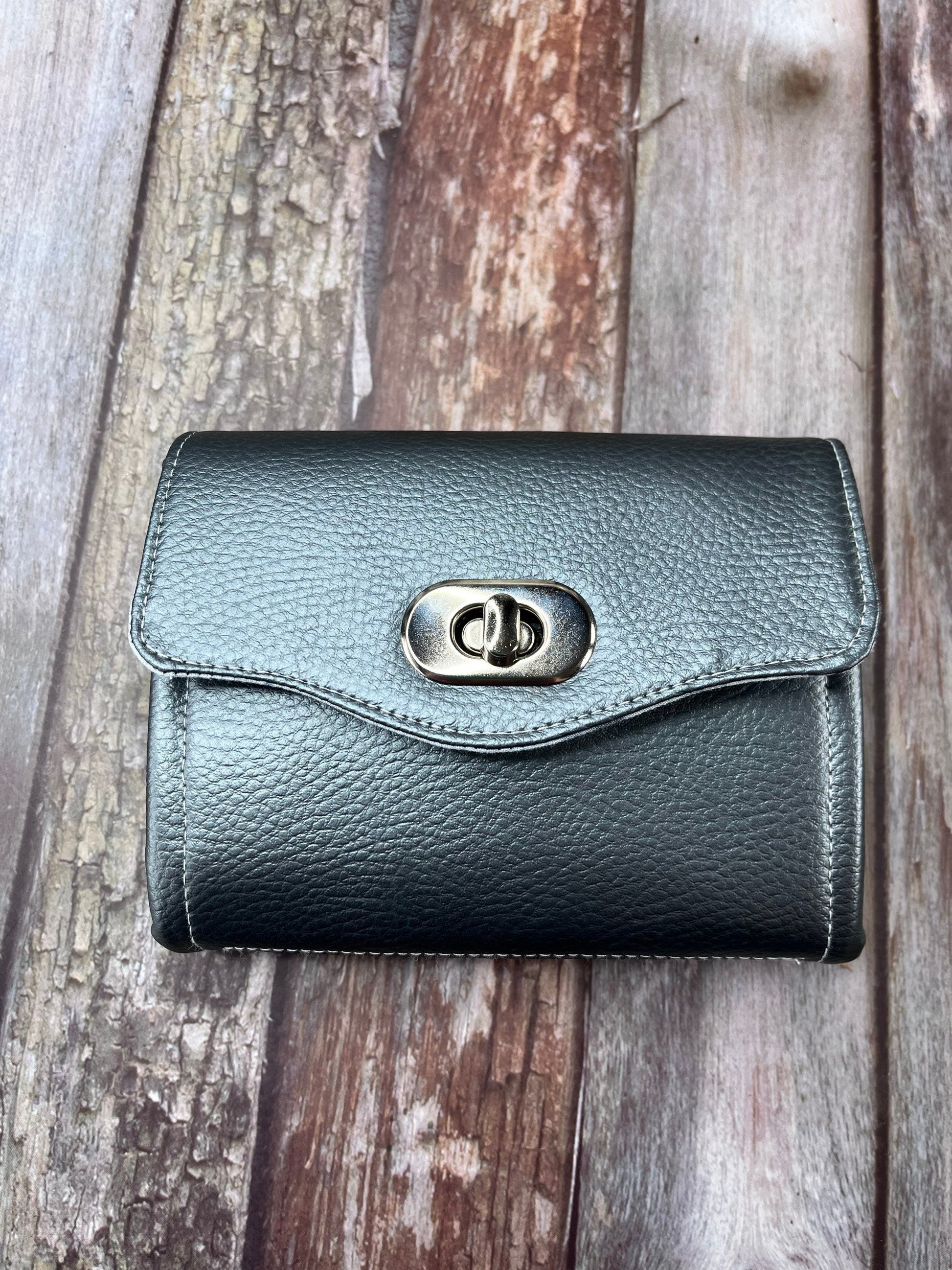 Orca Faux Leather Clutch Wallet | Vegan Leather Purse - Uphouse Crafts