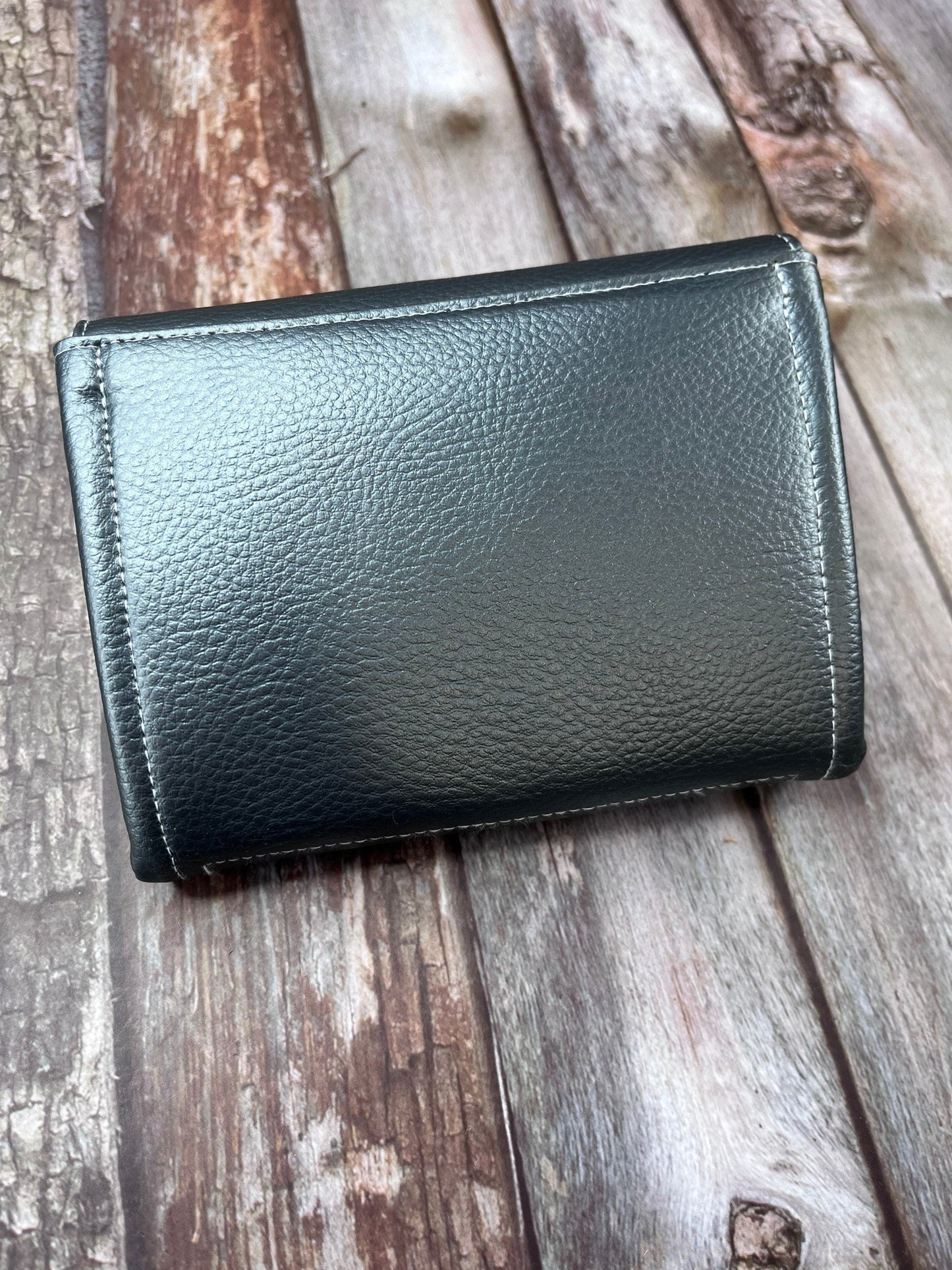 Orca Faux Leather Clutch Wallet | Vegan Leather Purse - Uphouse Crafts